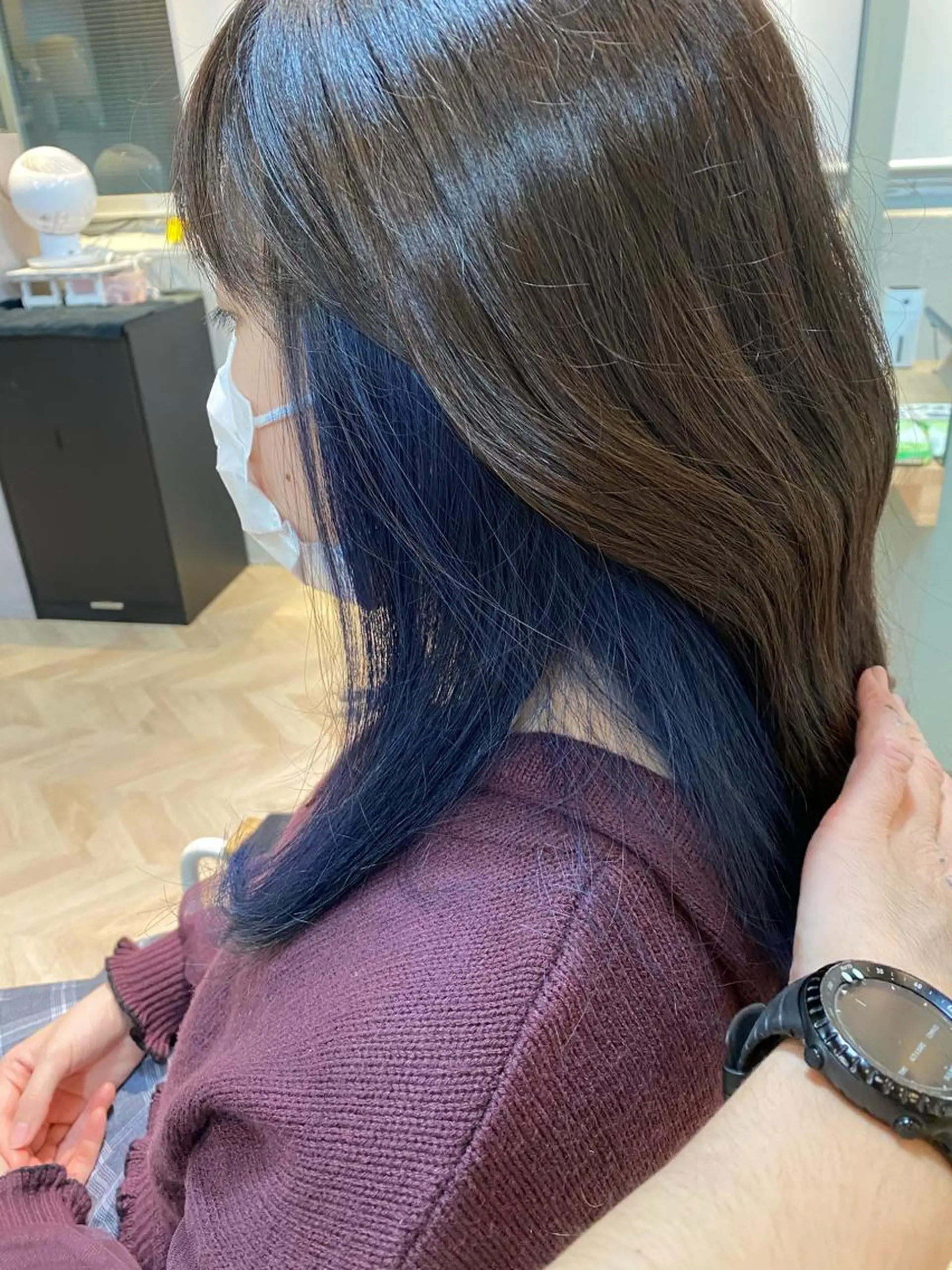 ロング ヘアカラー 西山 恵太郎のヘアスタイル