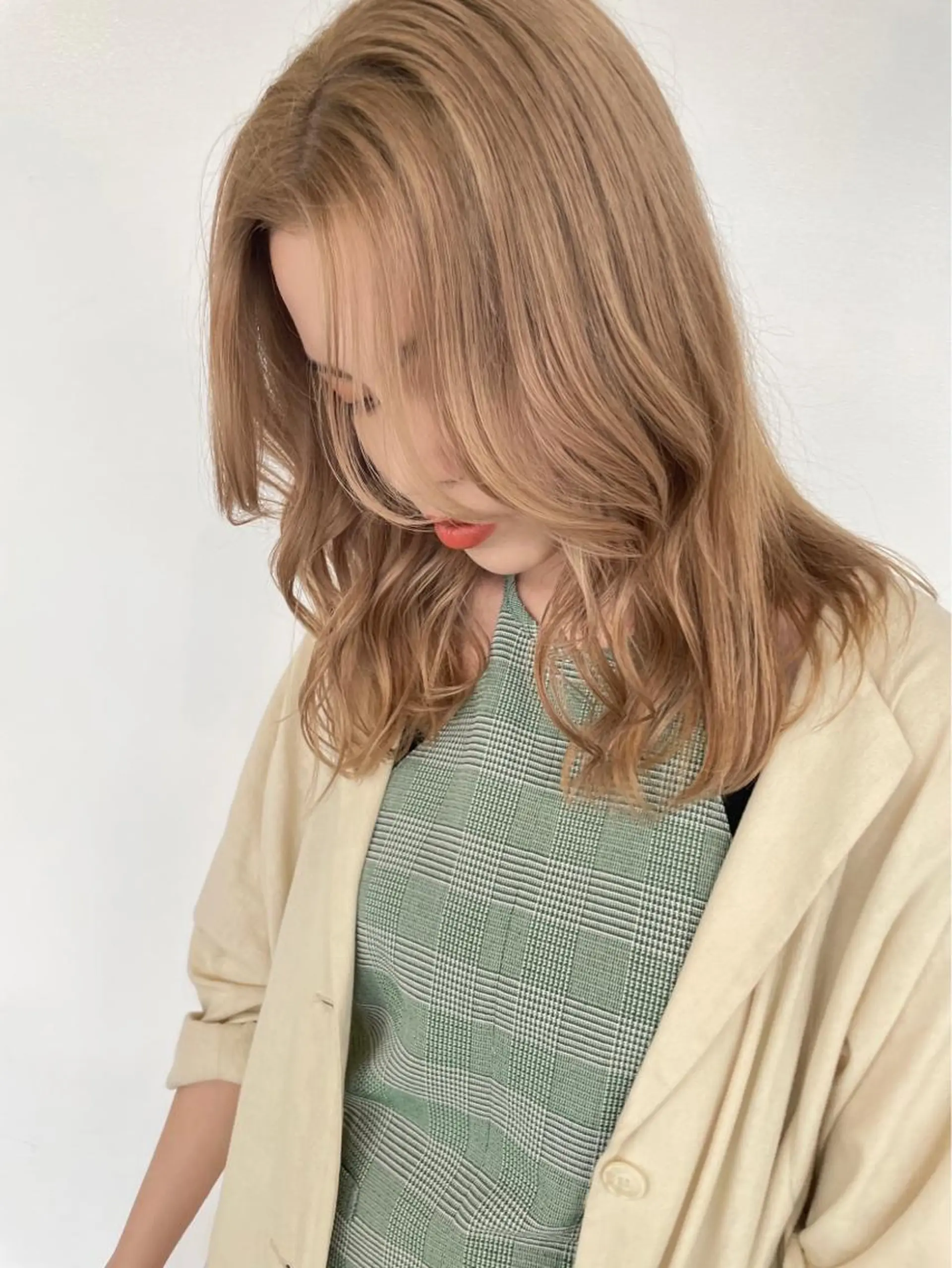 ミディアム MiRI💜地毛級 エクステ✖似合わせ技のヘアスタイル