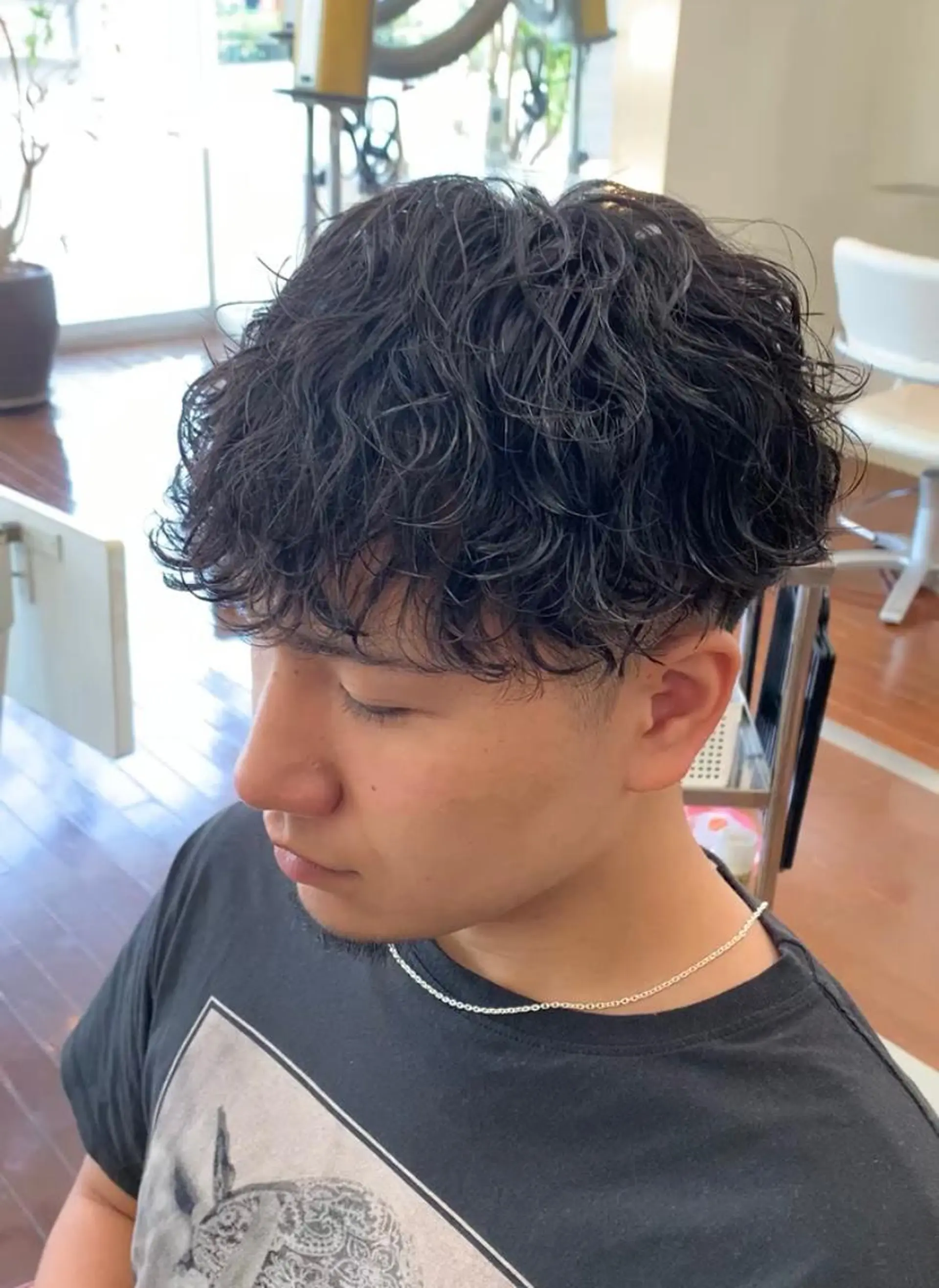 パーマ メンズ メンズパーマ 波巻きパーマ スパイラルパーマ メンズパーマ/ 新潟駅/佐藤裕のヘアスタイル