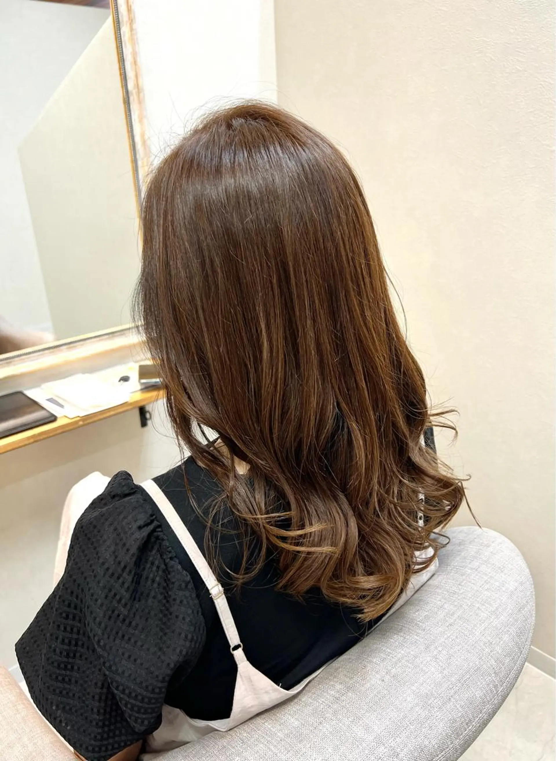 セミロング カット ヘアカラー トリートメント ショート/白髪ぼかし 君和田若菜のヘアスタイル