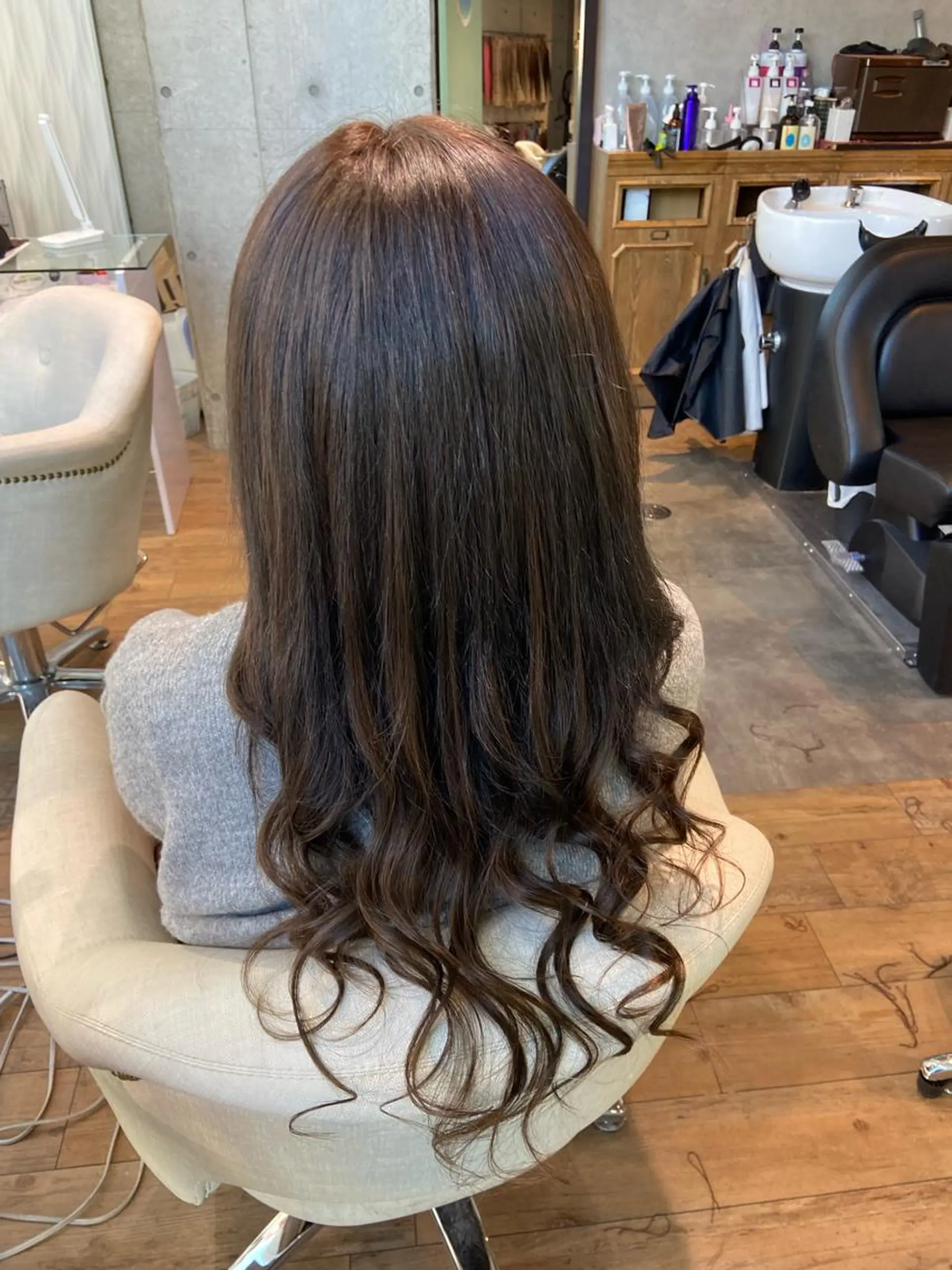 セミロング カラー プルエクステ エクステ ヘアカラー エクステ 🧸プルエクステ❤︎ ネイルKAO🧸のヘアスタイル