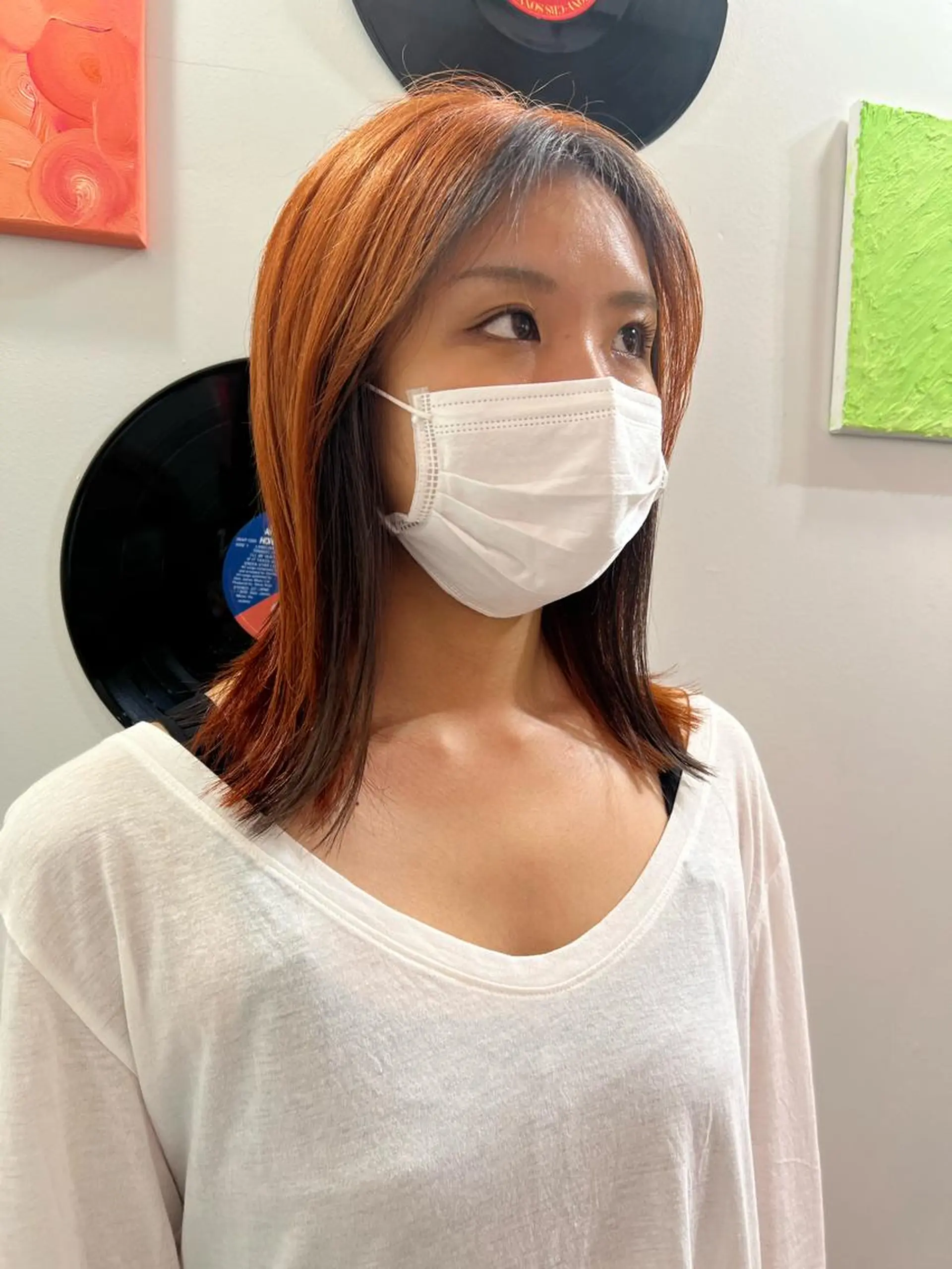 ショート カラー ヘアアレンジ 🧨ブリーチー×ボブ レイヤー💎じゅえるのヘアスタイル