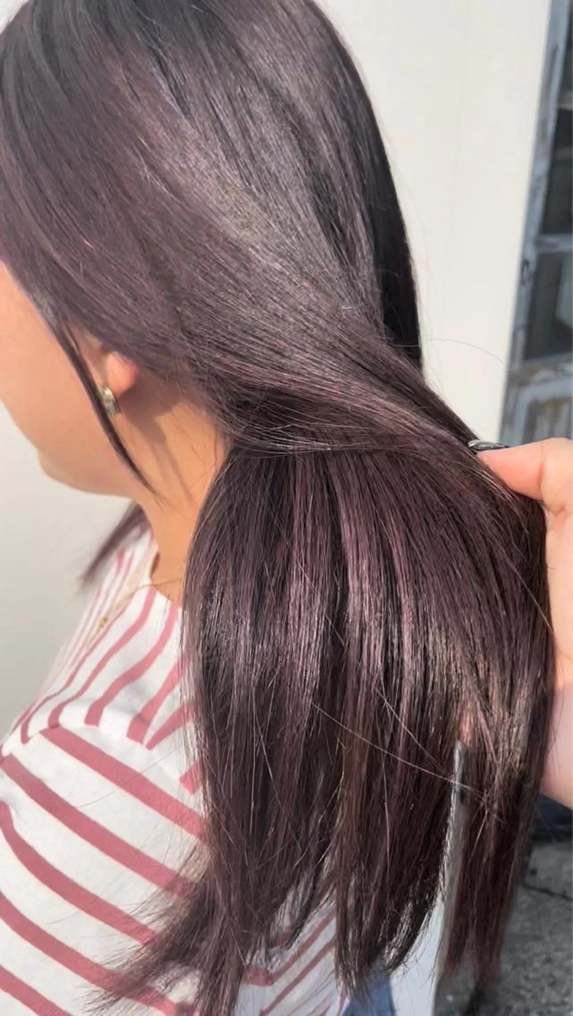 セミロング カラー ピンクカラー ヘアカラー 🌈トップデザイナー 金沢駅近nanamiのヘアスタイル