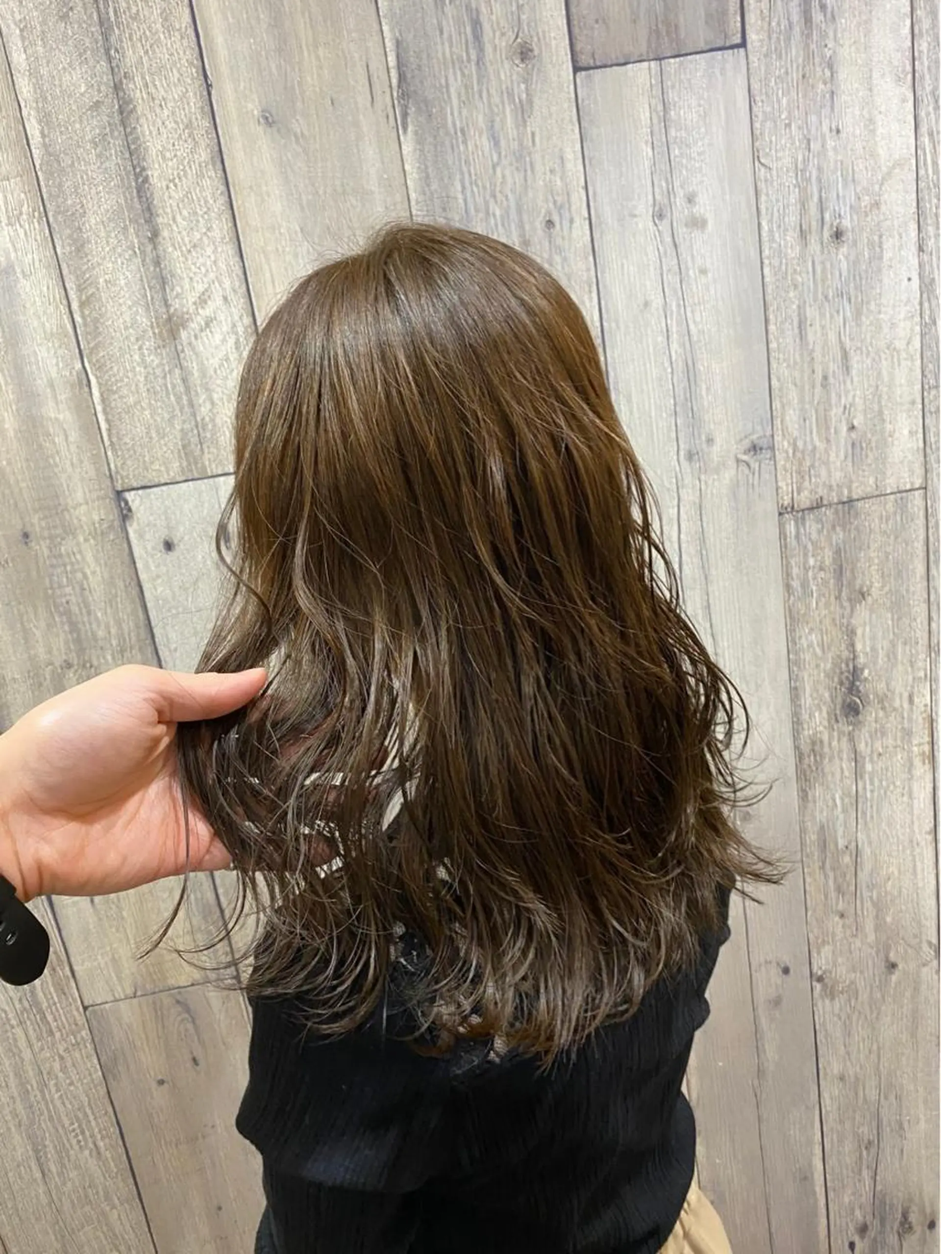 セミロング カラー ヘアアレンジ DIECESHIBUYA.所属・メンズ似合わせ/ ビジネスヘア/比嘉のヘアスタイル