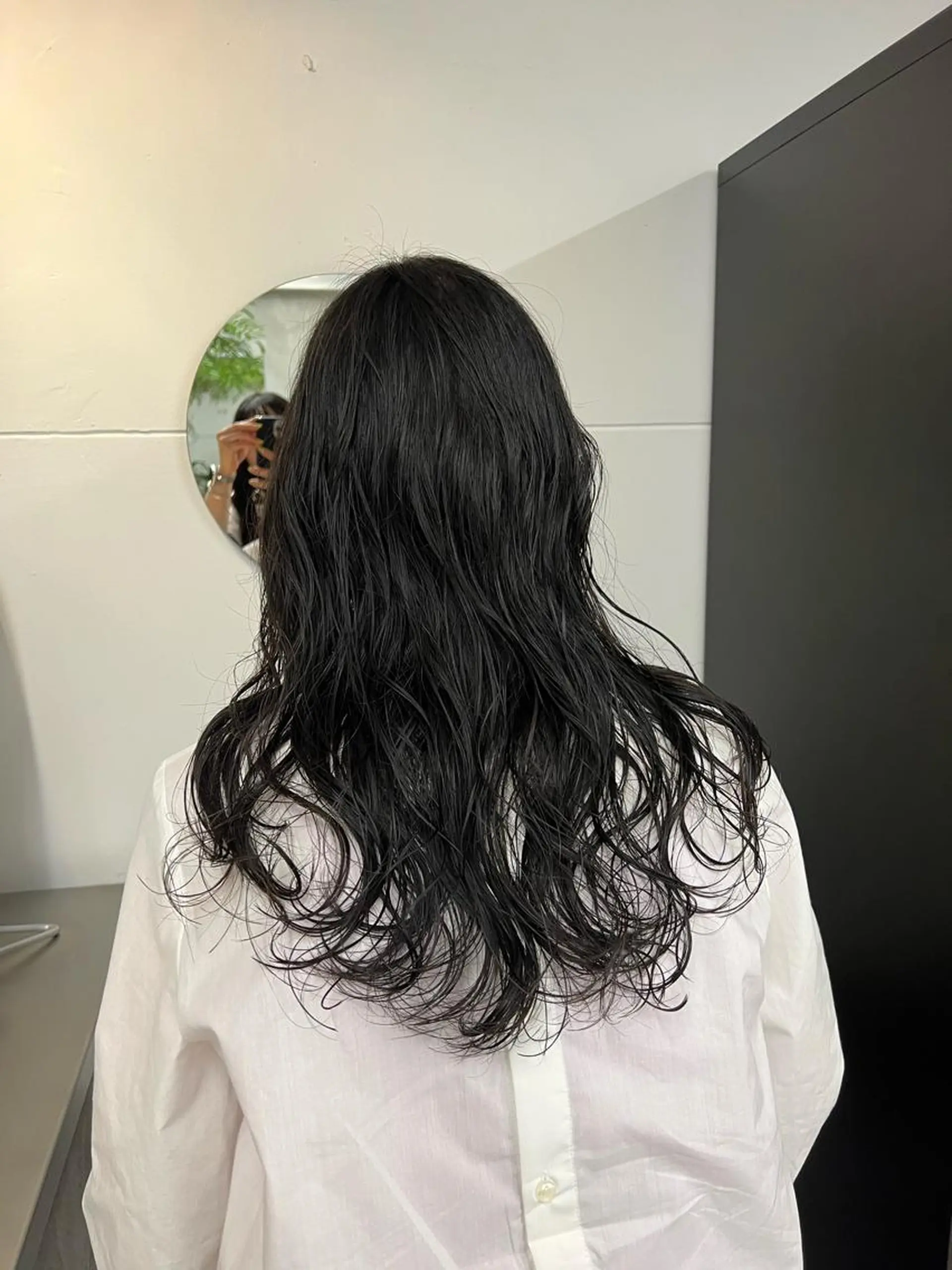 セミロング カット パーマ INORI /フェイスレイヤーのヘアスタイル