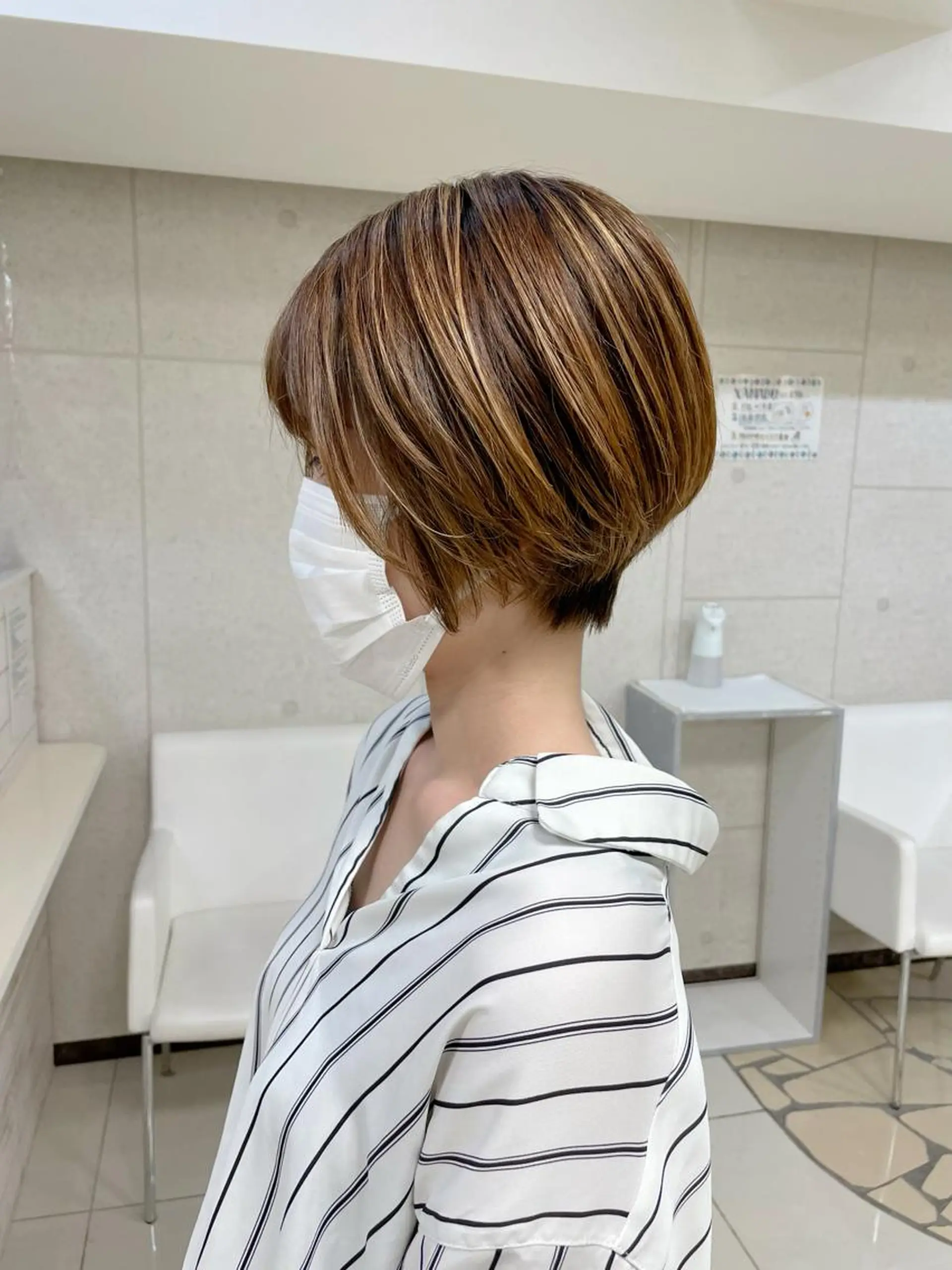 ショート ショートボブ 丸みショート ボブ くびれヘア ショートヘア お悩み解決✨ ASAMIのヘアスタイル