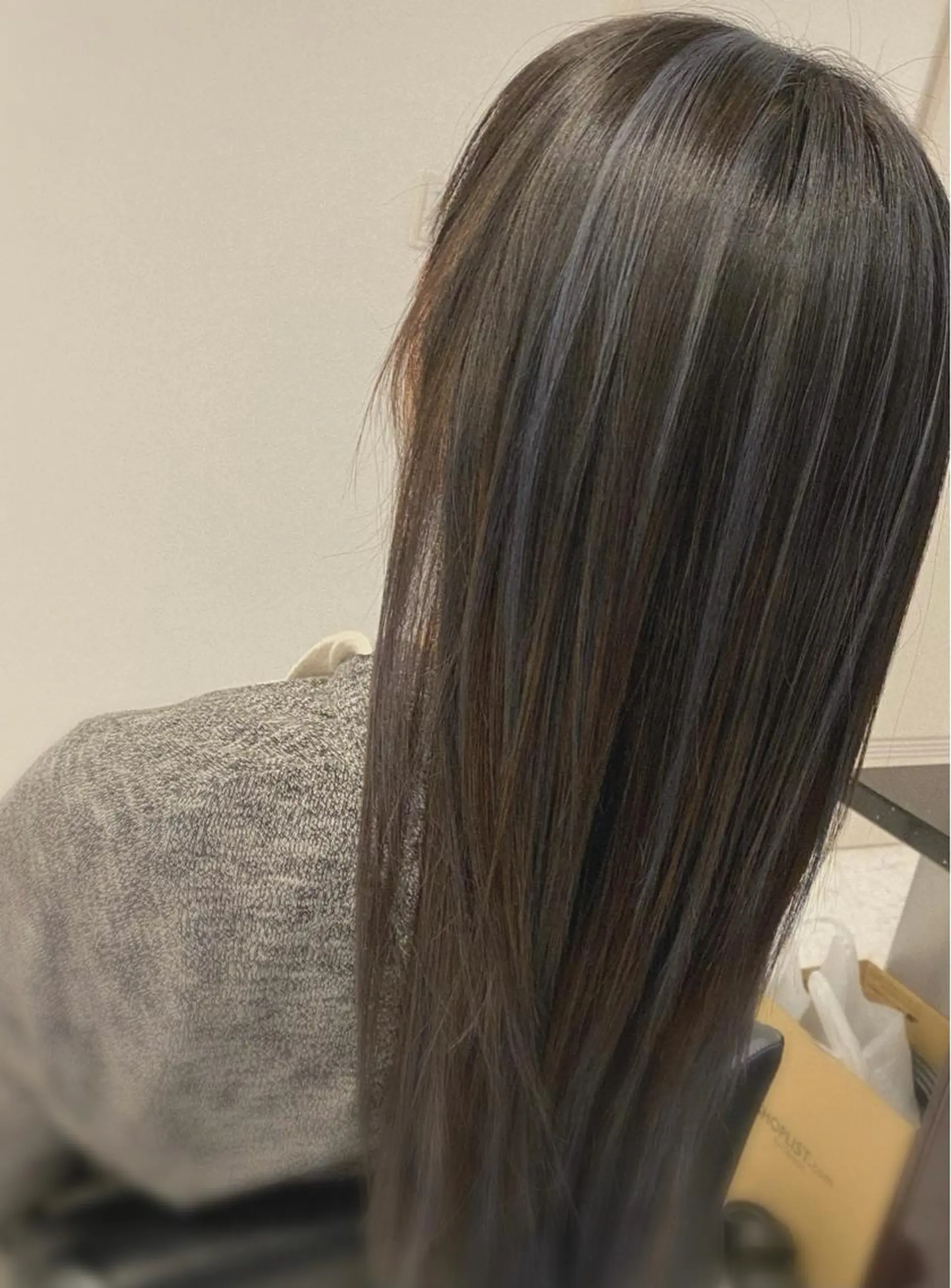 ロング カラー アッシュ ハイライトカラー ラベンダーカラー ラベンダーアッシュ シルバー ヘアカラー Style Tのヘアスタイル