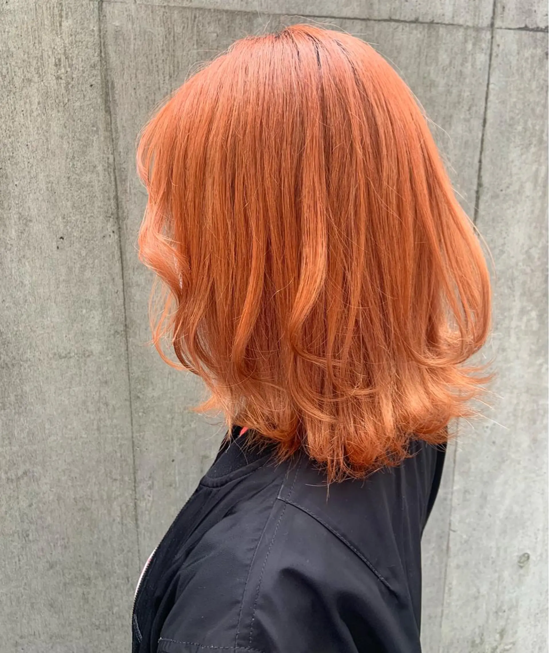 ミディアム カラー オレンジ 🤍透明感/韓国風 🤍サクラギヒトミのヘアスタイル