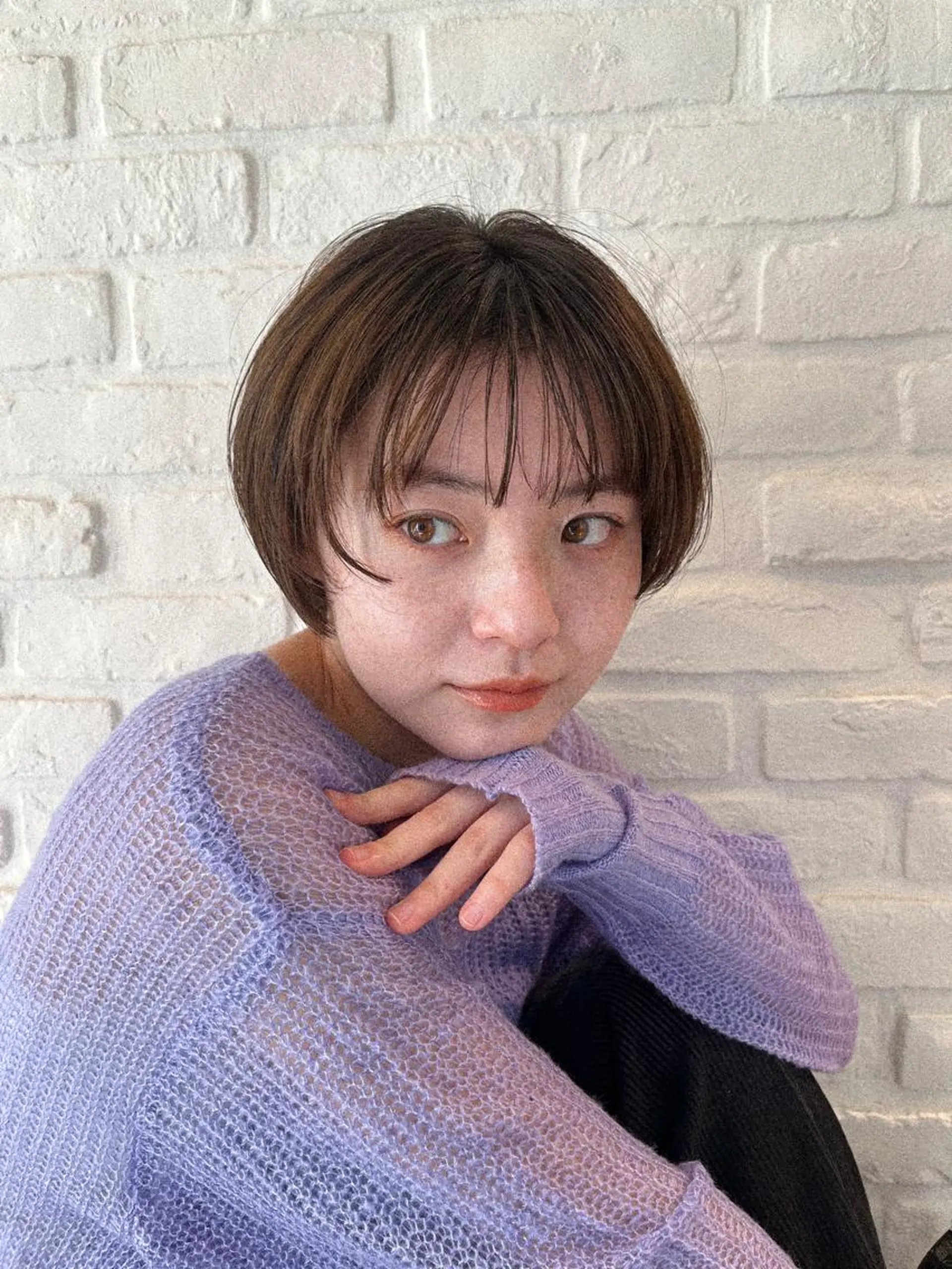 ショート カラー 五十嵐ゆり 美髪カラー　武蔵小杉のヘアスタイル