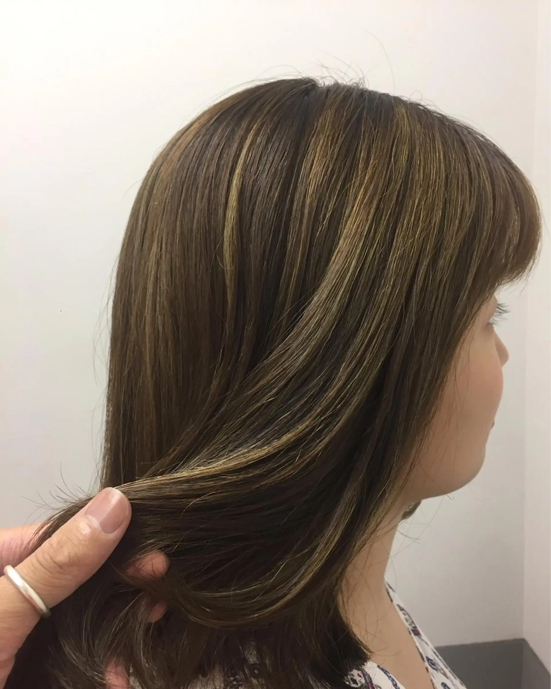 ミディアム カラー 💘透明感カラー💘 沖本 将宏のヘアスタイル