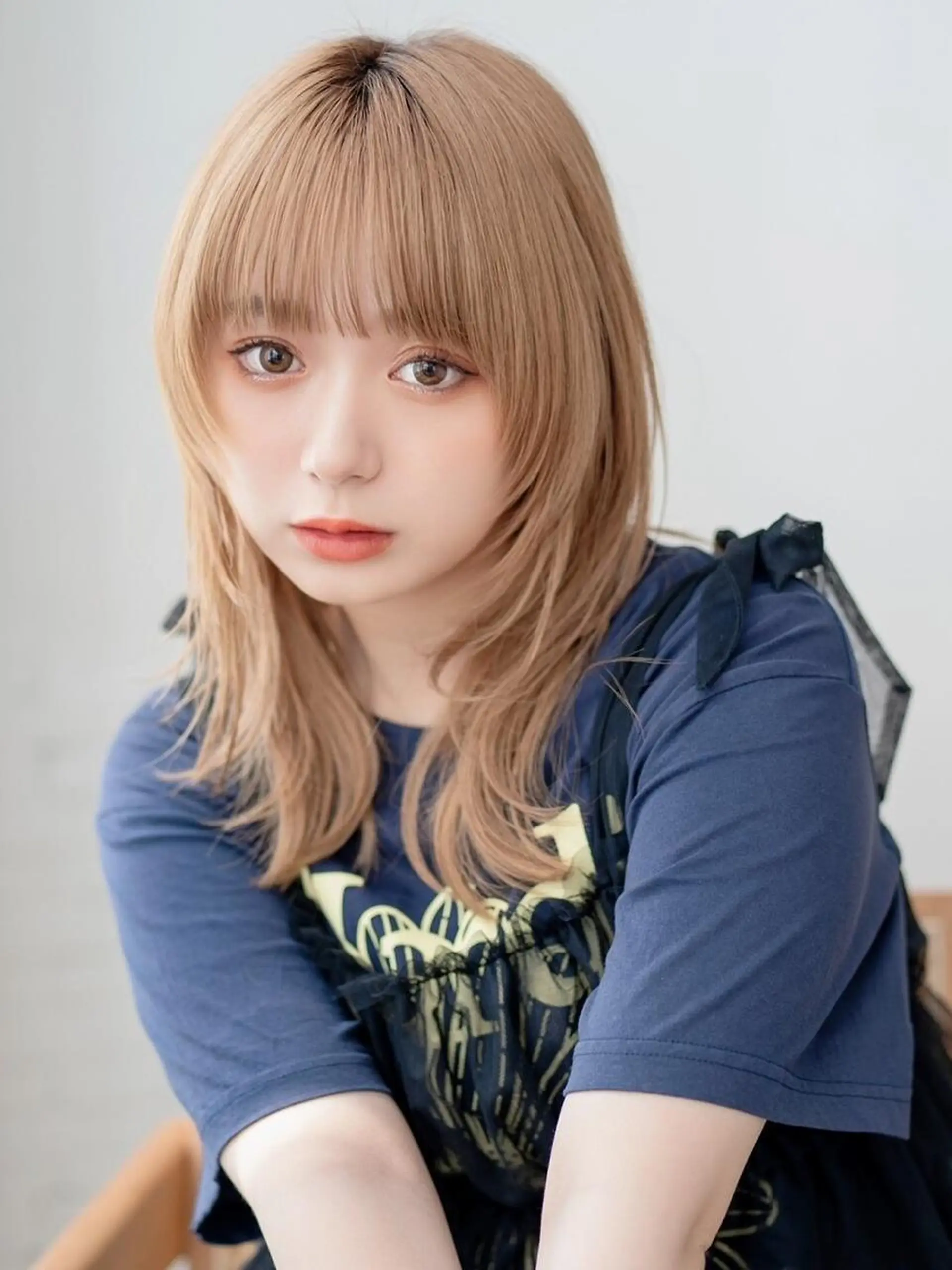 セミロング カラー 上質髪🪐 AIRI🪷‧₊˚のヘアスタイル