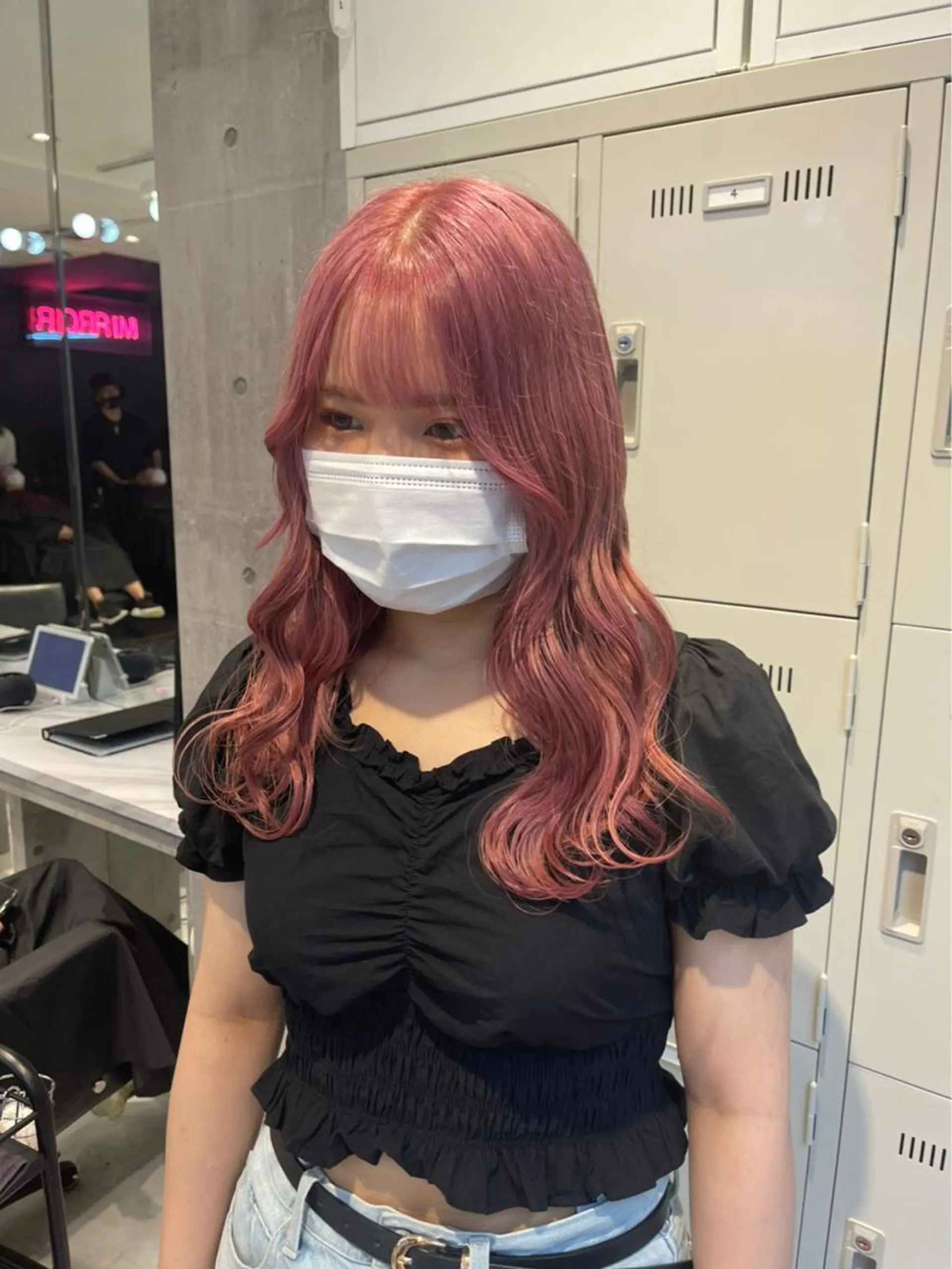 セミロング カラー ヘアカラー トリートメント ヘアセット 韓国ヘア特化💍 tiam💍ブリーチのヘアスタイル