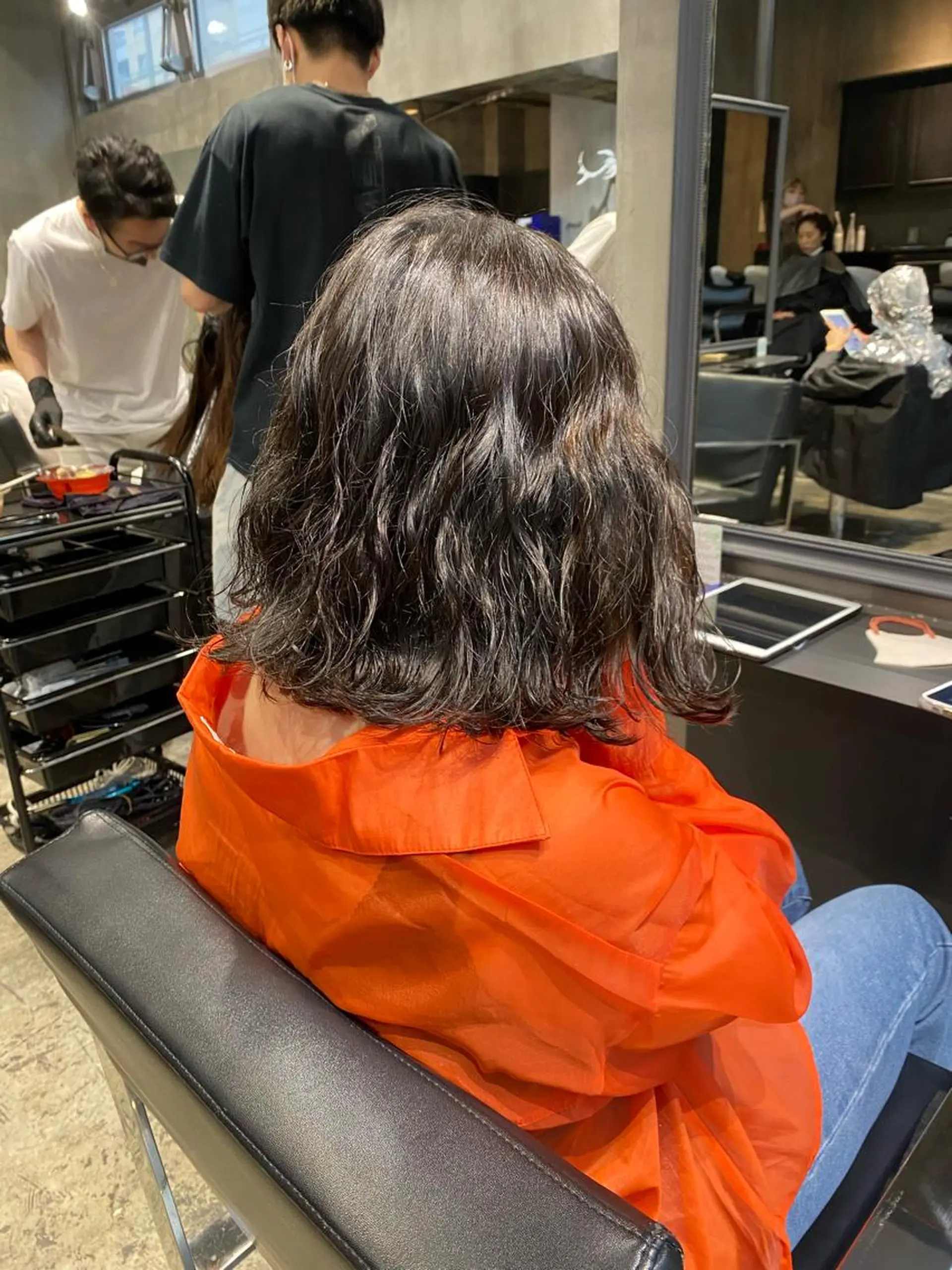 ミディアム パーマ カット パーマ Agu hair lore沼館店所属・八戸パーマ/メンズパ ーマ/シンゴ。のヘアスタイル