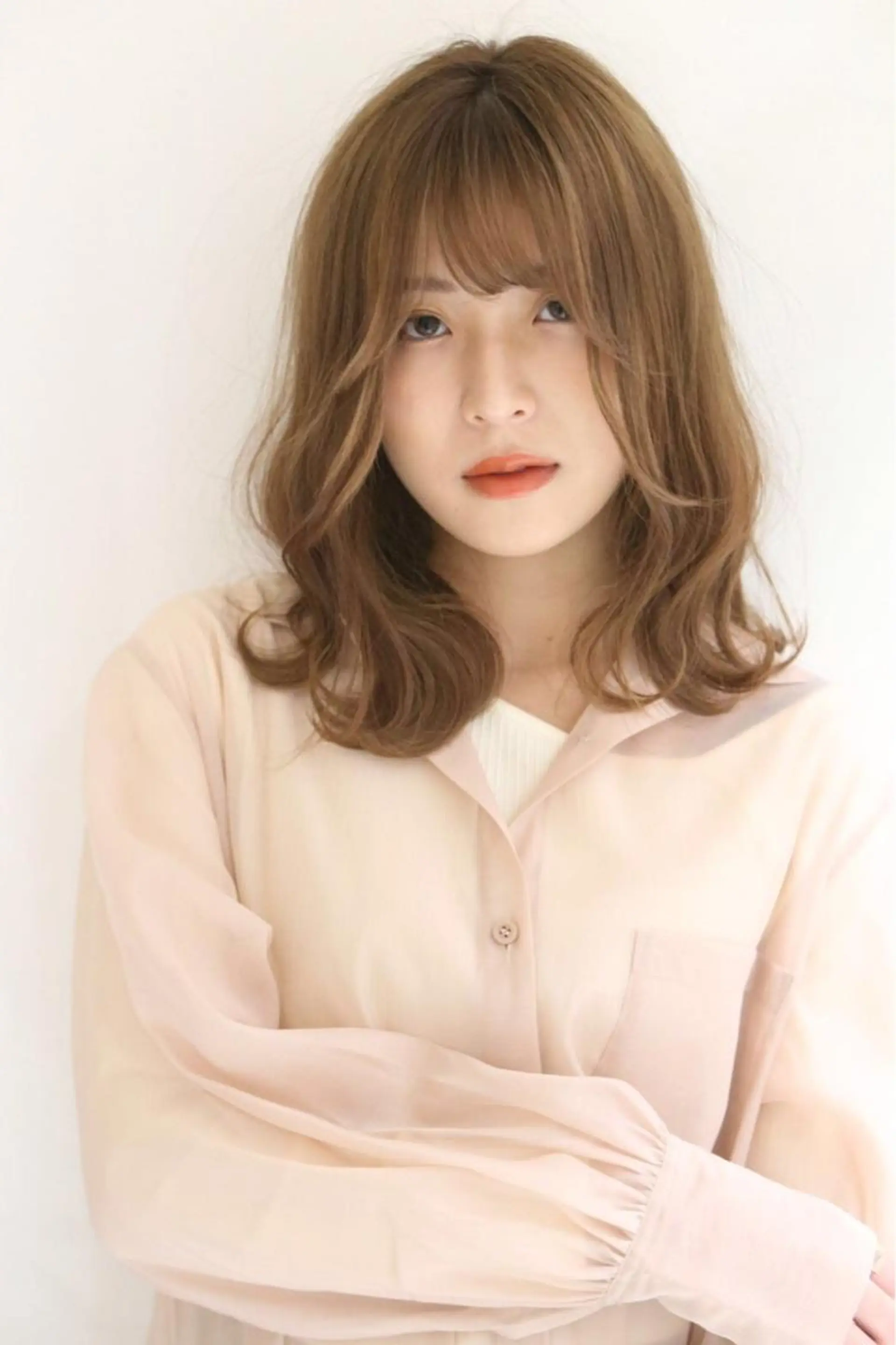 セミロング 亀川蓮 Agu hairのヘアスタイル