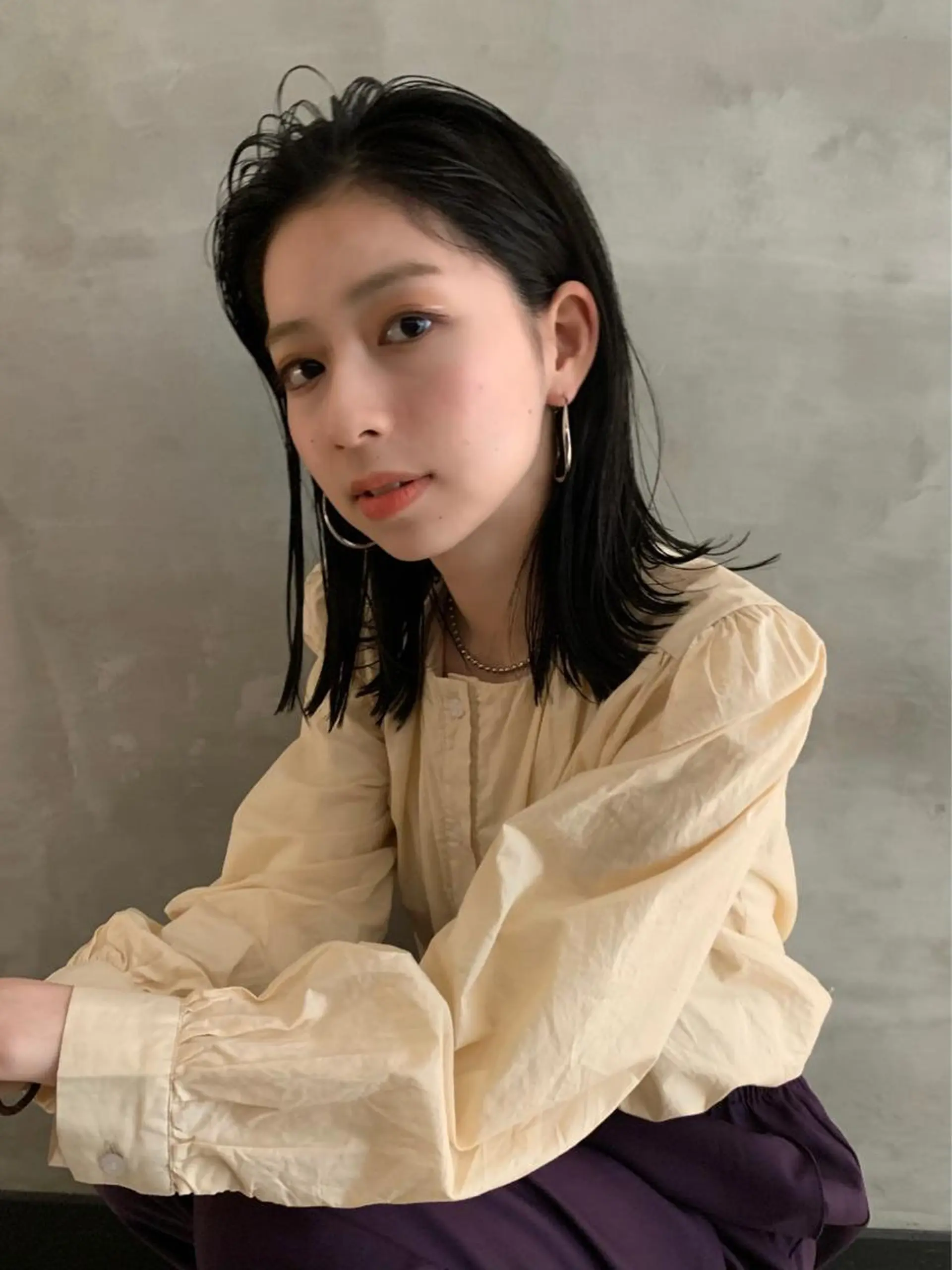 ミディアム カラー カット ヘアカラー トリートメント アンニュイヘア🪽 ayumiのヘアスタイル