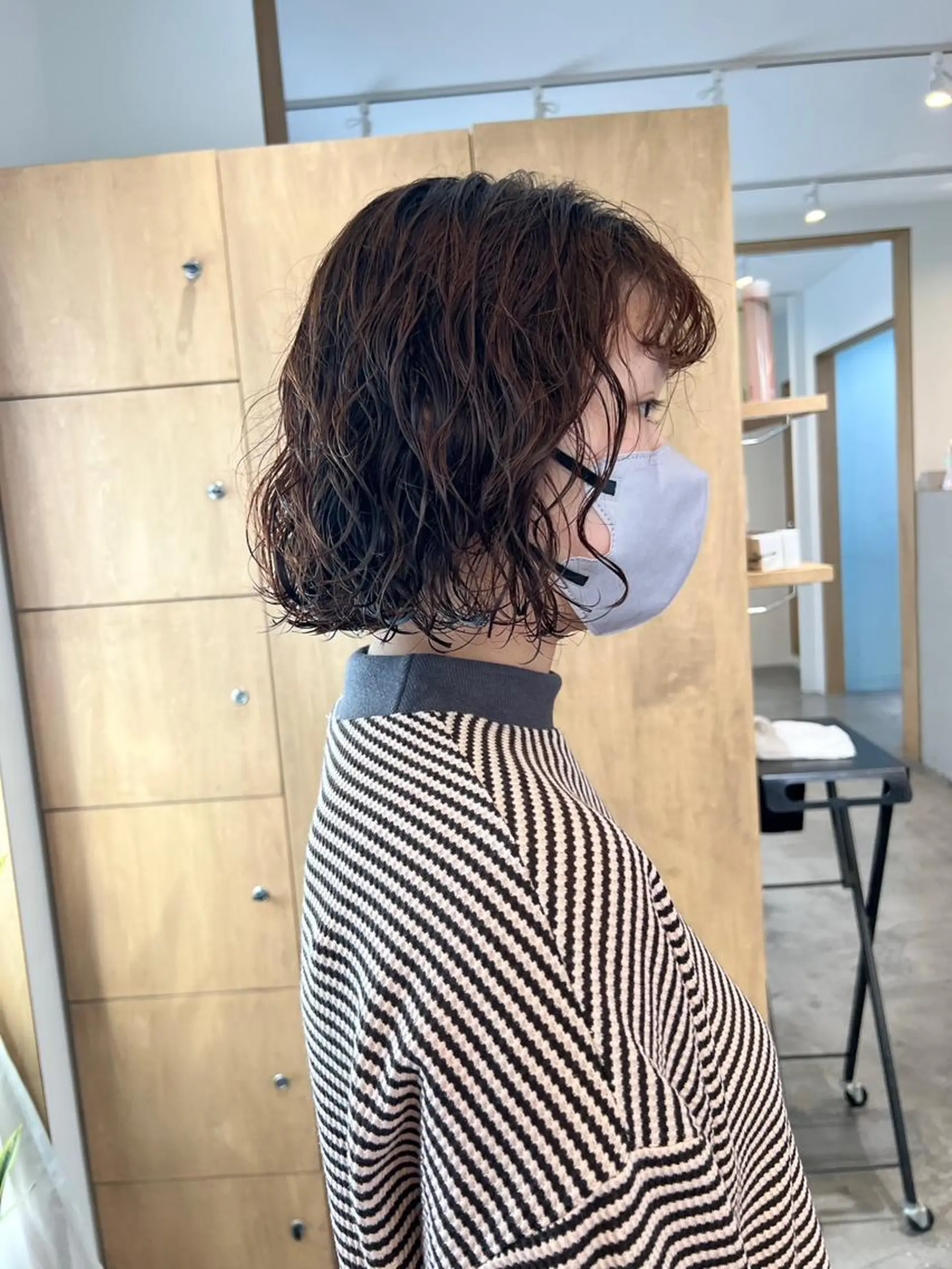 ミディアム パーマ ミディアムパーマ /癖毛パーマのヘアスタイル