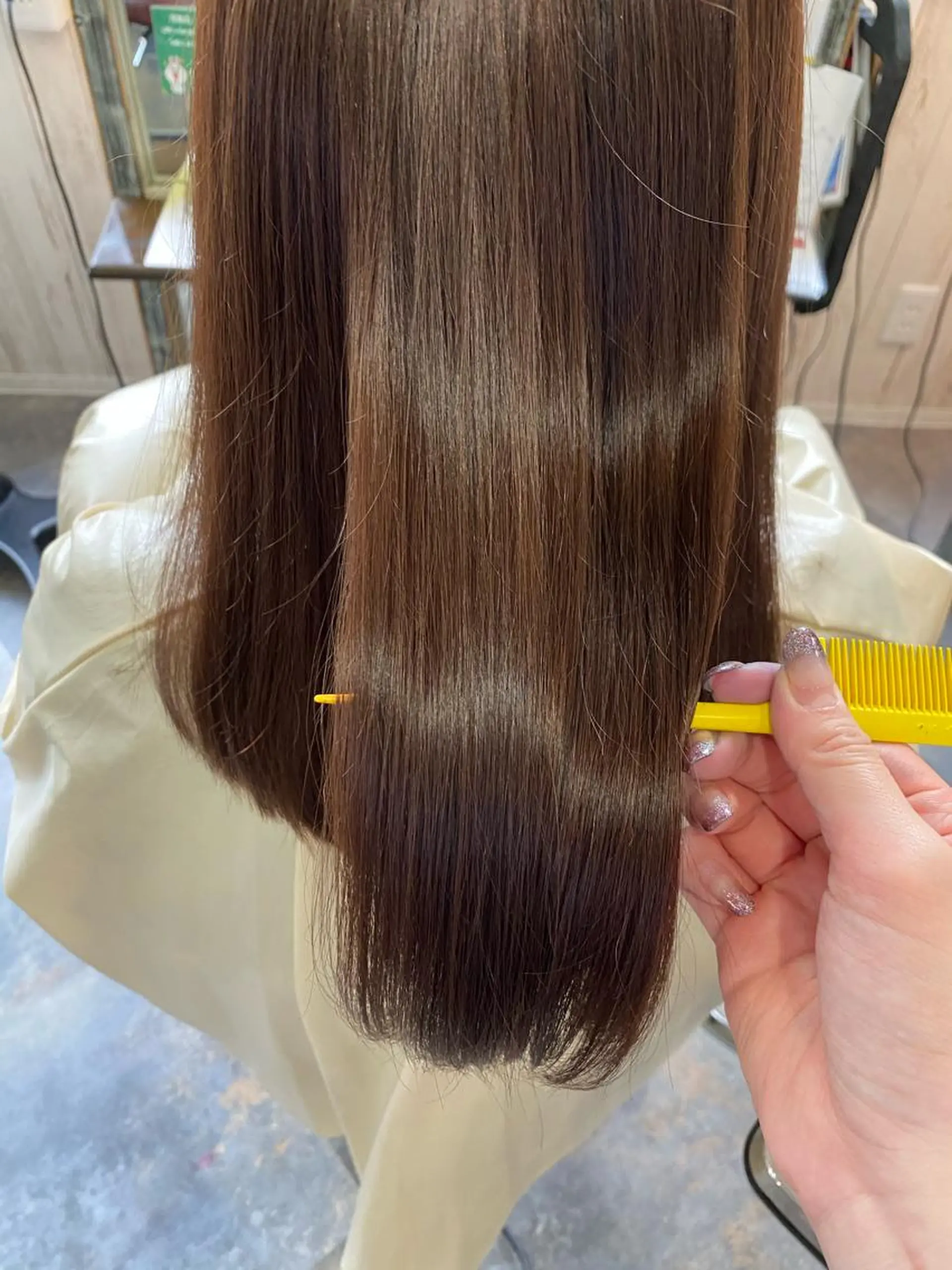 セミロング 髪質改善 トリートメント ヘアメイクモデル 募集中💛kinoのヘアスタイル