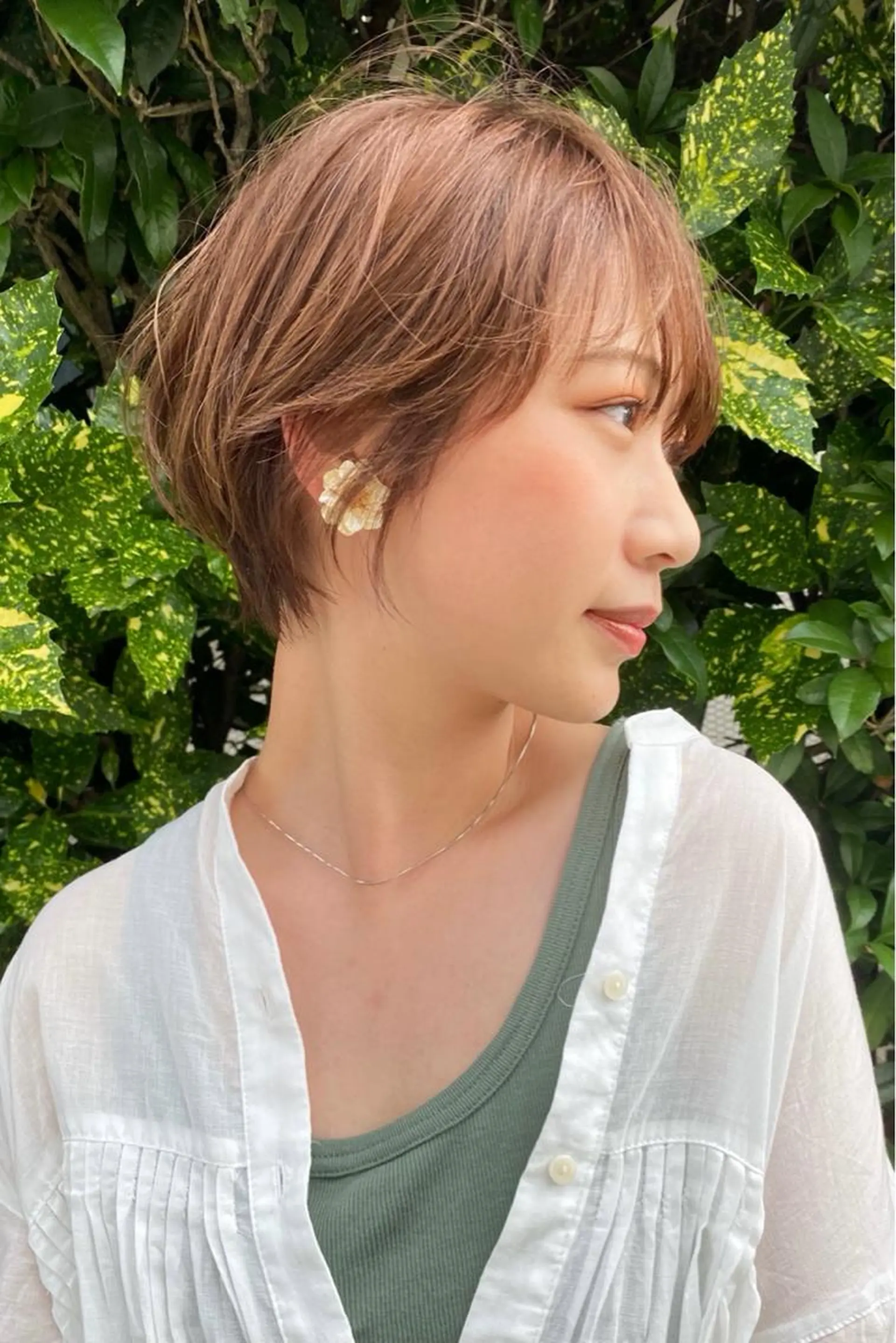 ショート カラー 透明感カラーブリーチ 🌼シゲモトアヤ🌼のヘアスタイル