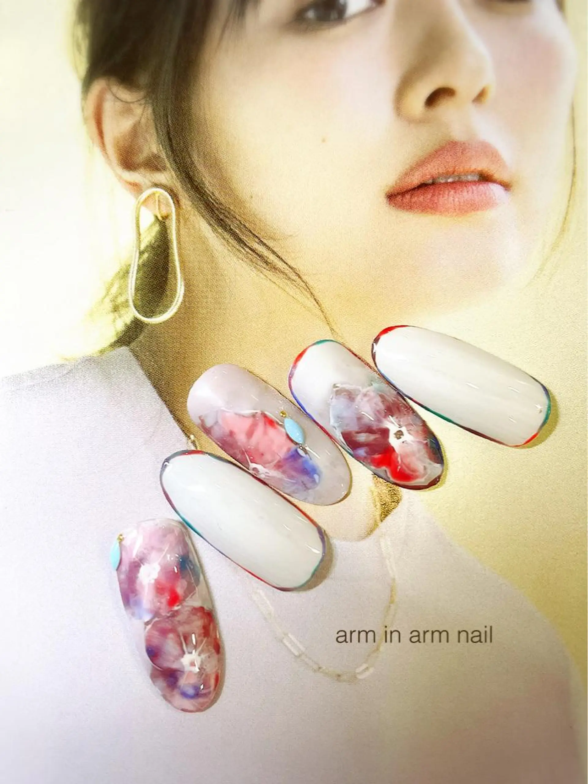 ネイル arm in arm ︎✿Yamamotoのマツエク・マツパデザイン