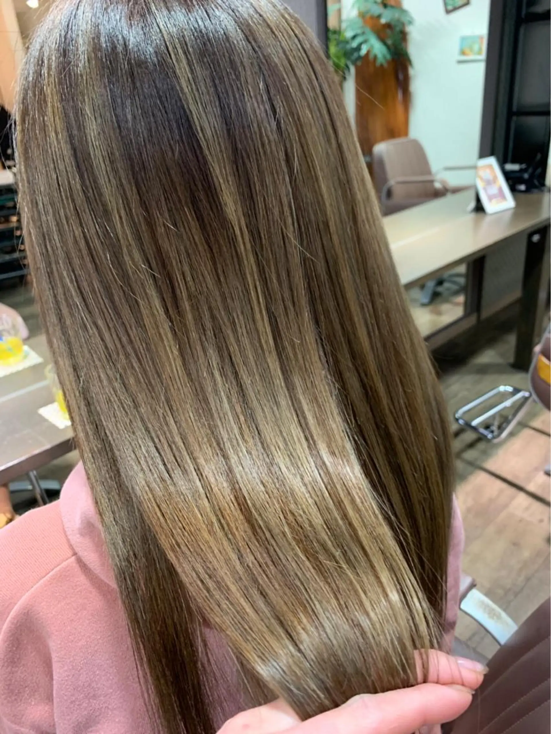 ロング カラー カット ヘアカラー トリートメント pep所属・pep natsumiのヘアスタイル