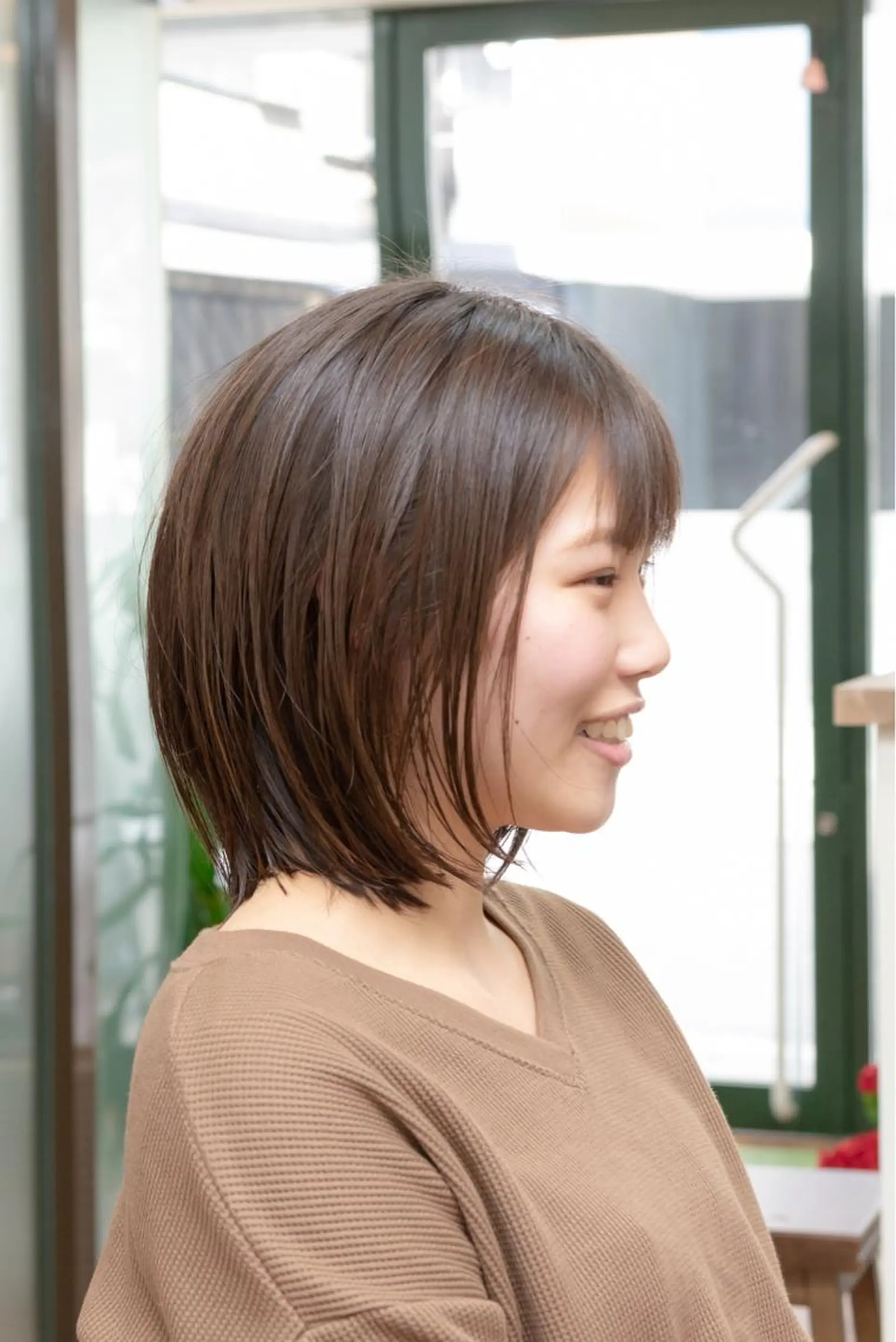 ミディアム カラー ブラウンカラー ボブ 似合わせカット カット ヘアカラー トリートメント 【H.GENTIL】 TERUのその他イメージ