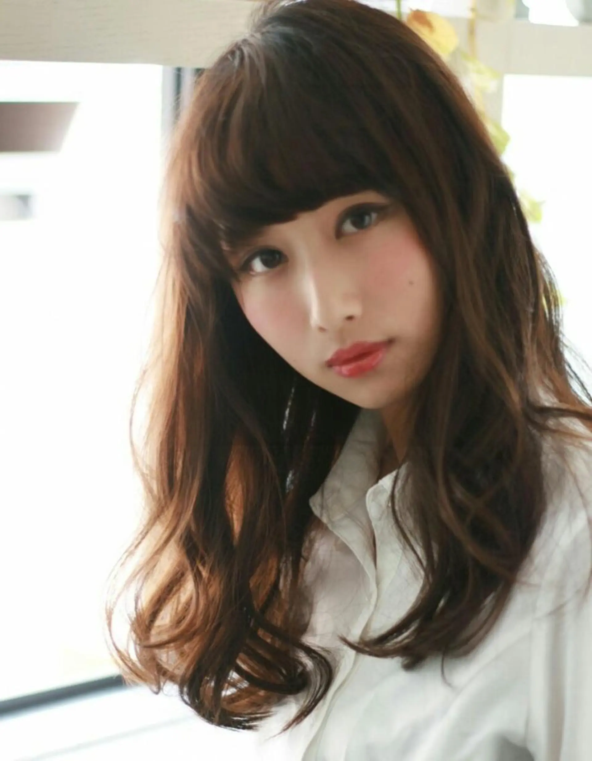 セミロング ミディアム パーマ カラー ロング ミディアムパーマ セミロングパーマ ブラウンカラー マロンブラウン 顔周りカット Lumderica(ラムデリカ)所属・横浜/元町/石川町 ラムデリカYUKAのヘアスタイル