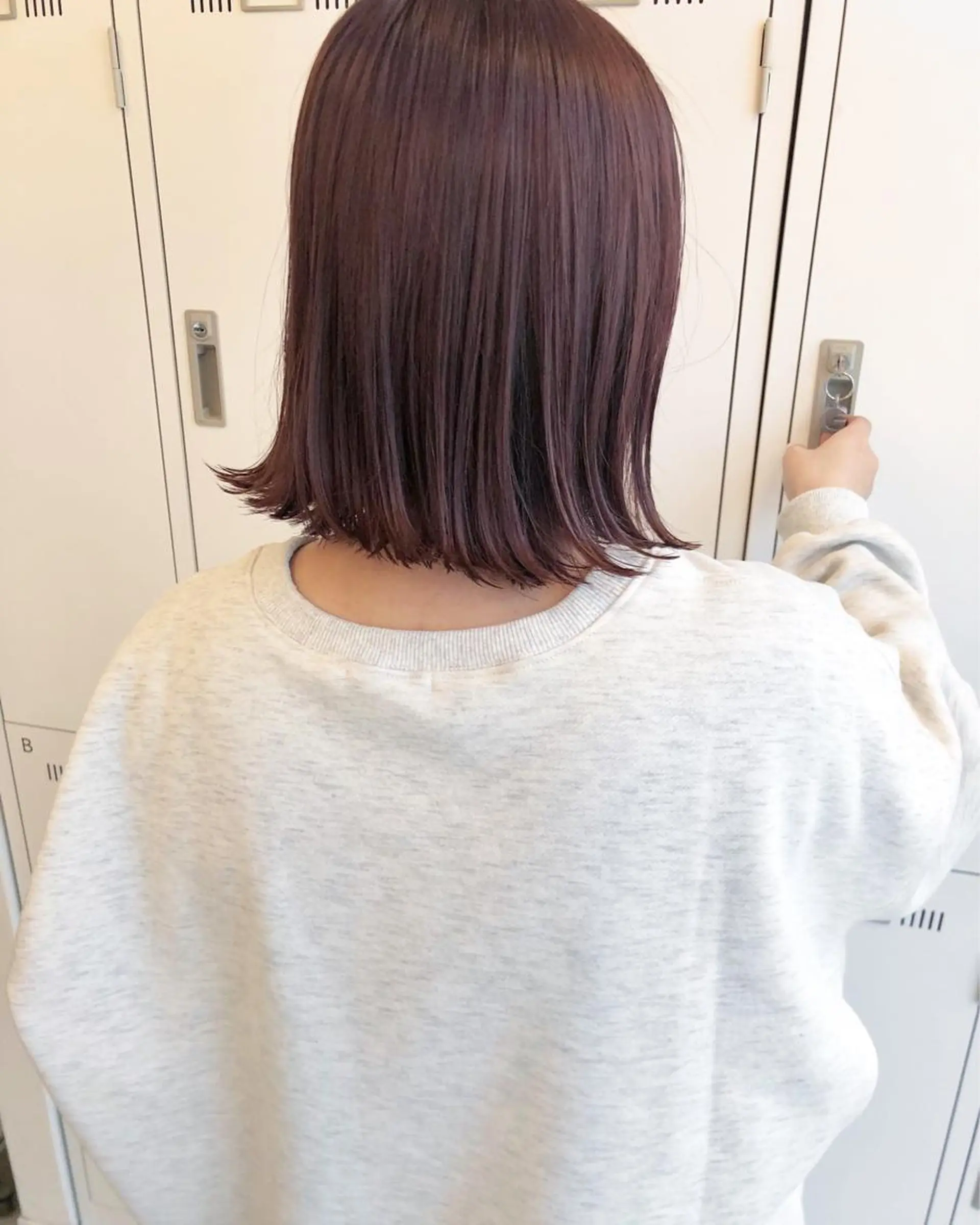 ショート カラー ピンクカラー バイオレットカラー ボブ Saori / さおりのヘアスタイル