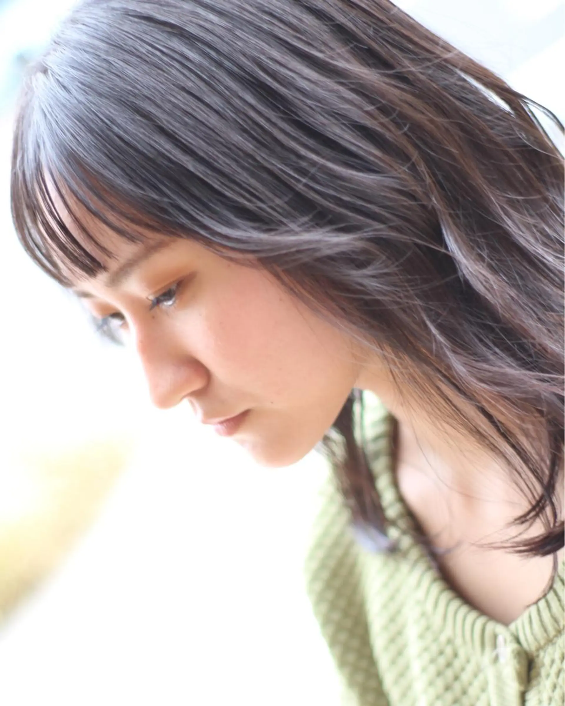 ミディアム 似合わせカット Era Hatsuneのヘアスタイル