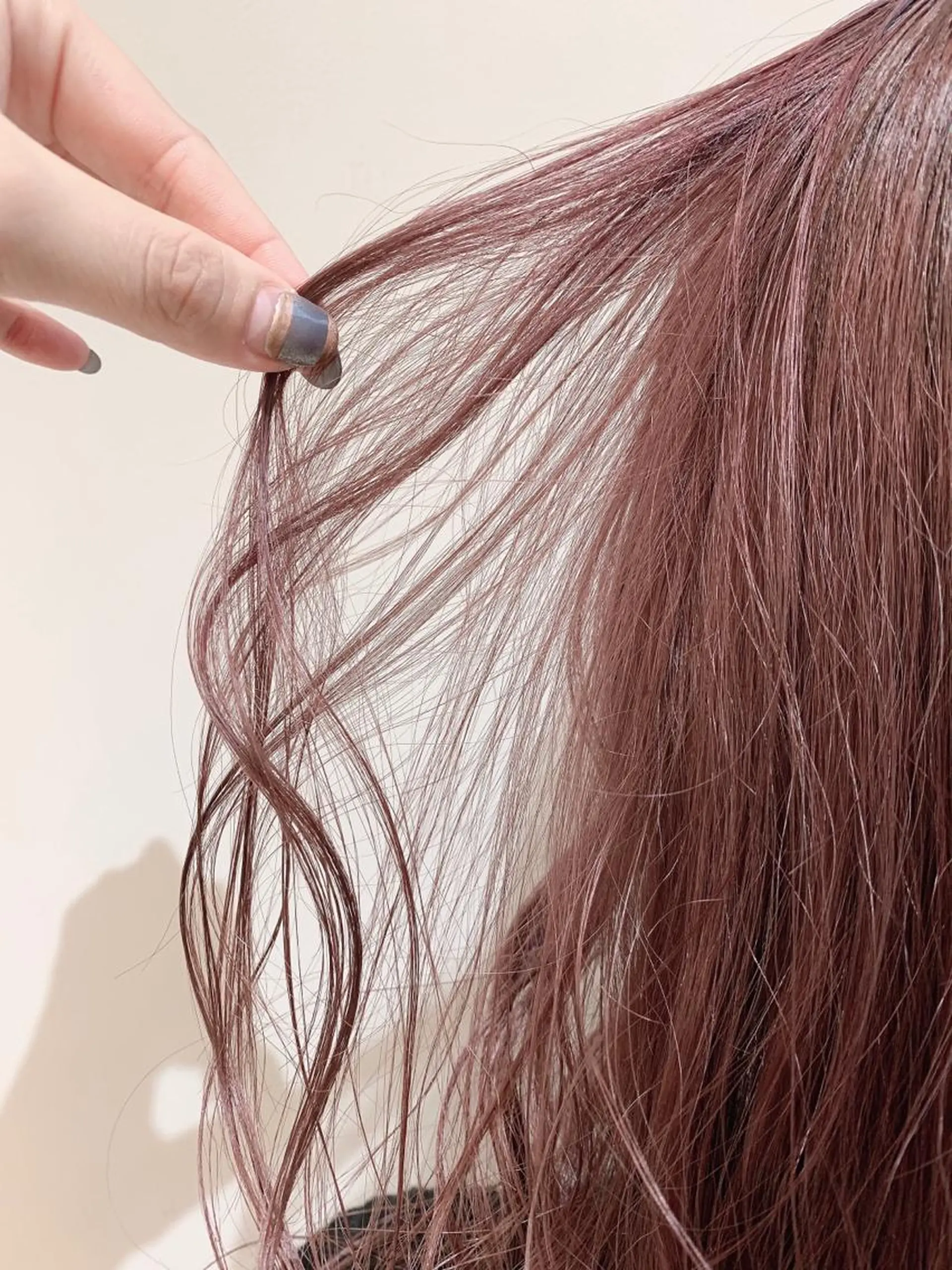 ロング カラー ブリーチ 透明感カラー ピンクカラー ヘアカラー トリートメント 🦖鶴岡香純🦖 産休中のヘアスタイル