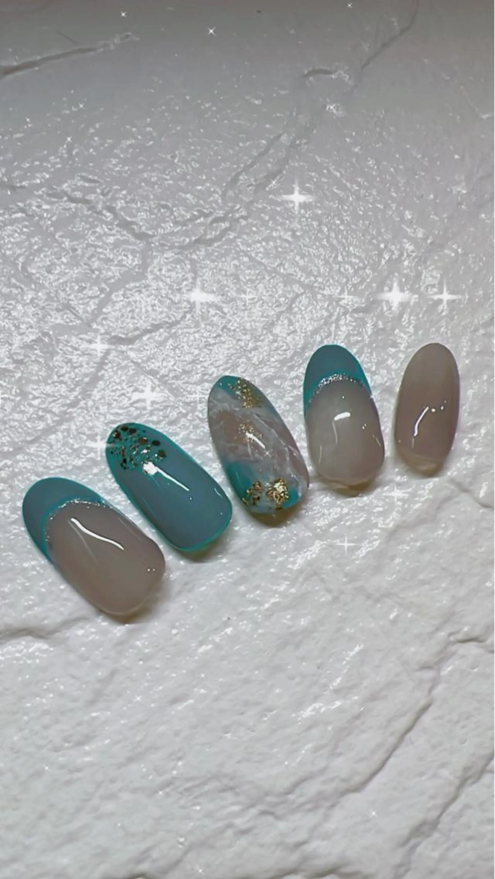 カラー ネイル ecru エクリュのネイルデザイン