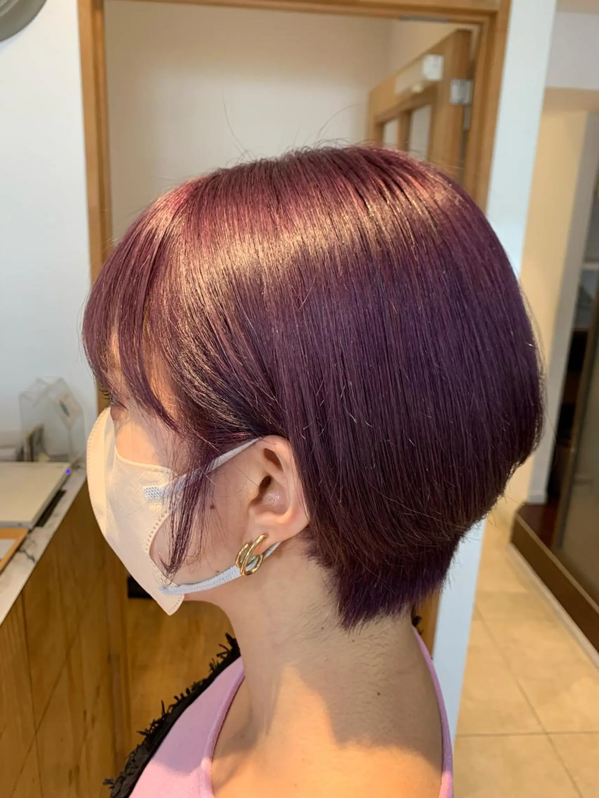 ショート ヘアカラー 庄司 沙羅のヘアスタイル