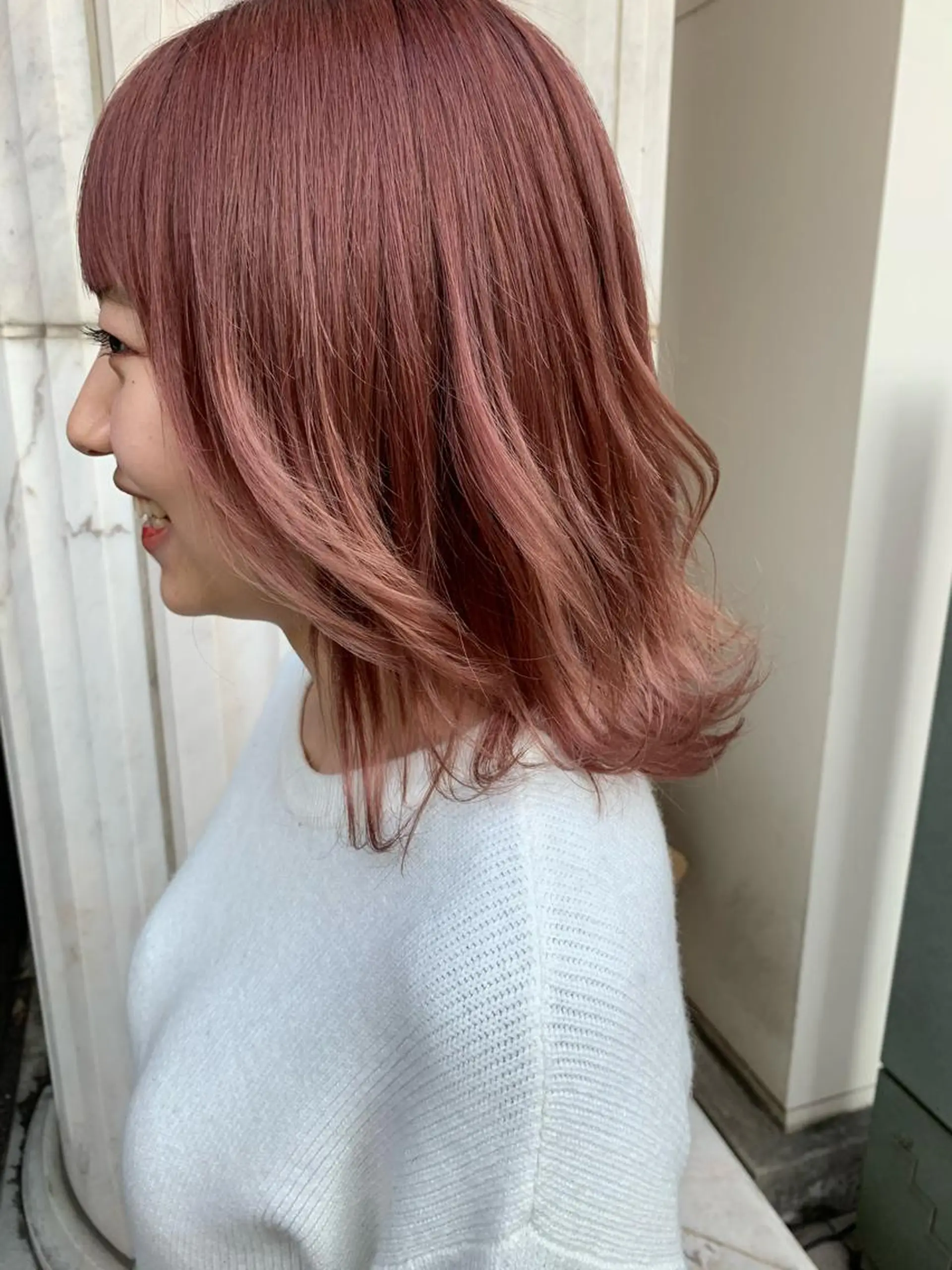 ミディアム カラー ヘアアレンジ メンズ メンズブリーチ ブリーチ GO TODAY シェアサロン 表参道Flos店所属・nishi fuyumiのヘアスタイル