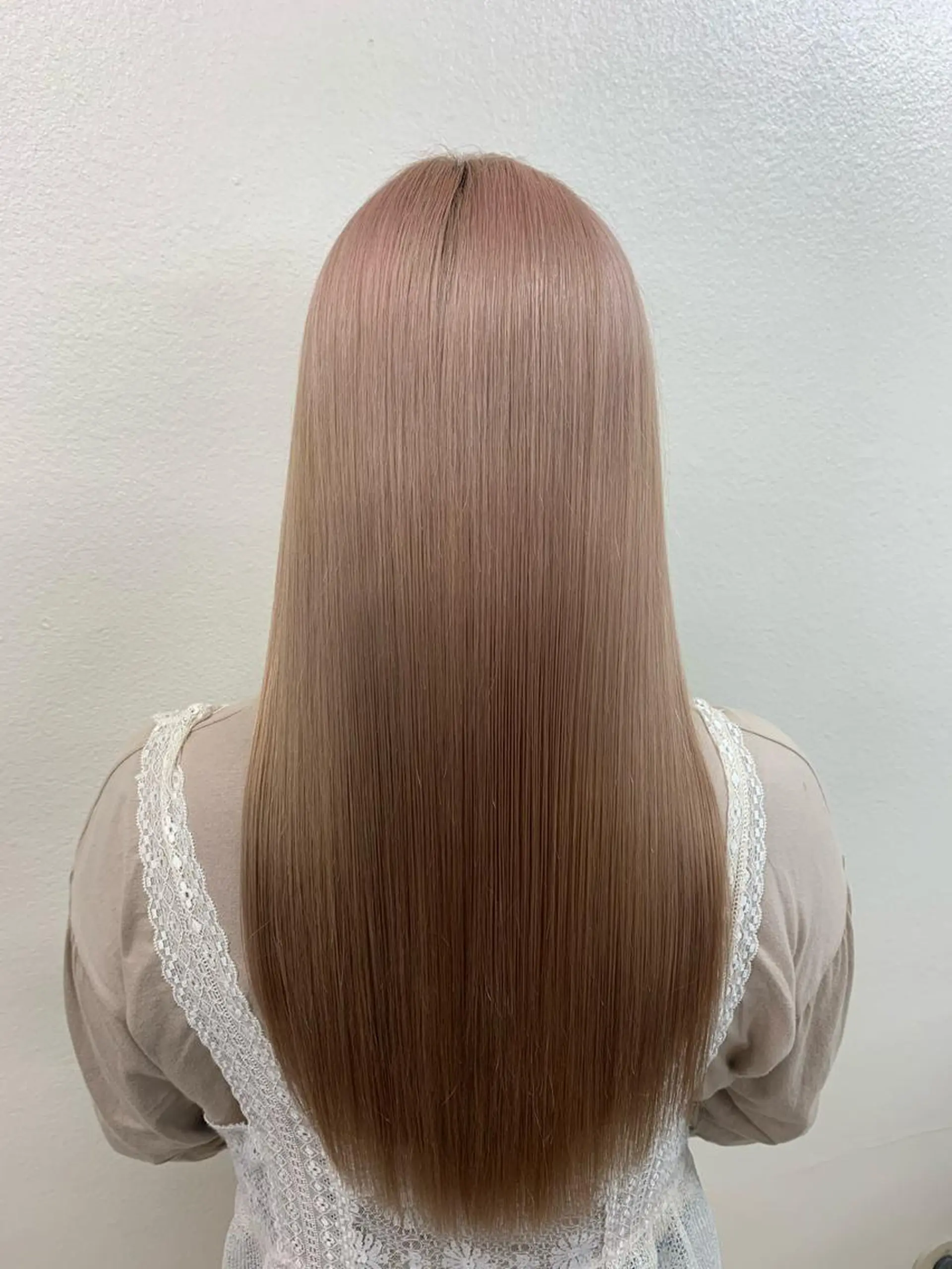 ロング カラー NANAMI🩵 大人可愛い韓国ヘアのヘアスタイル