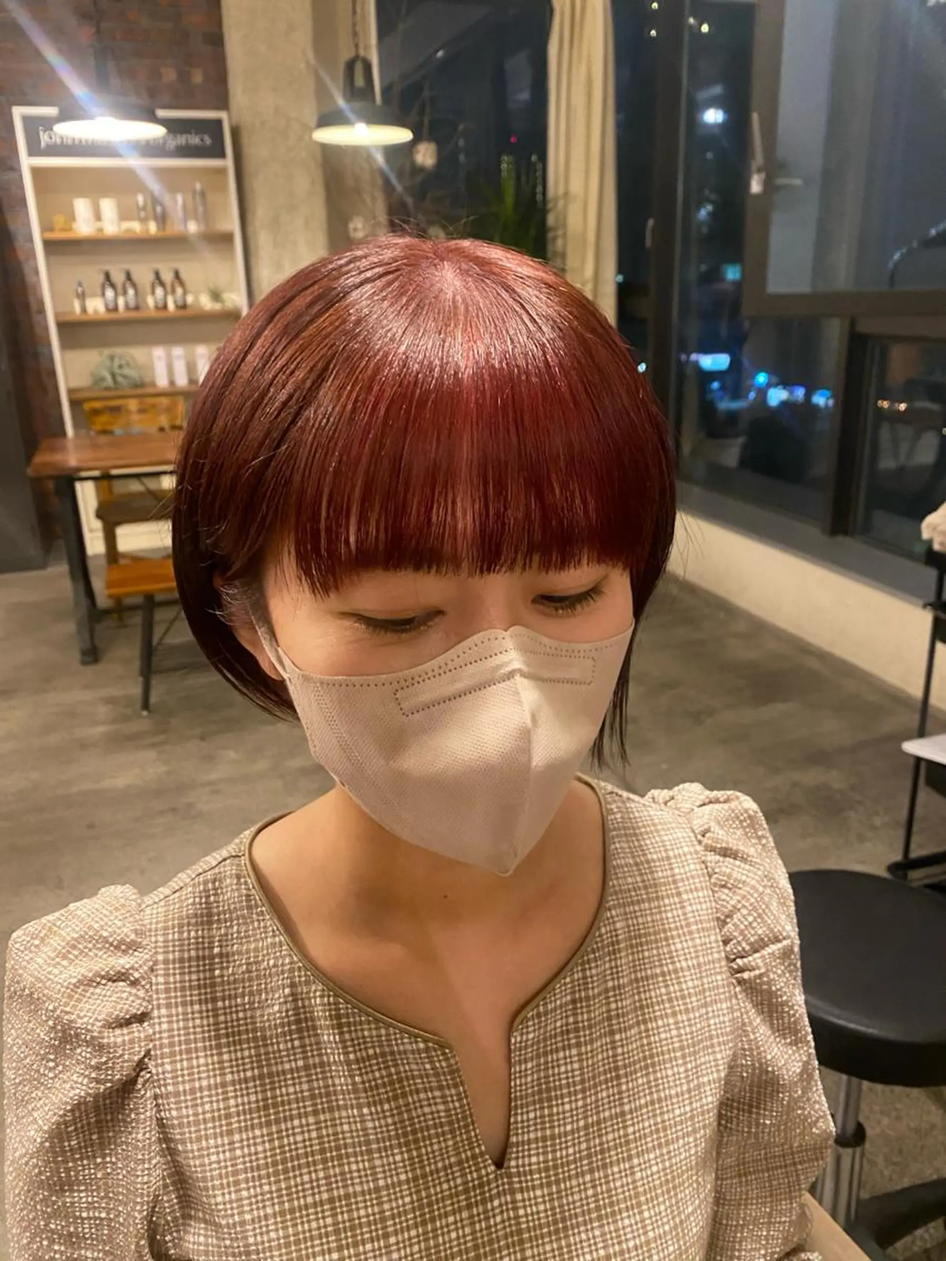 ショート カラー ブリーチ インナーカラー the BRIDGE 加藤みのりのヘアスタイル