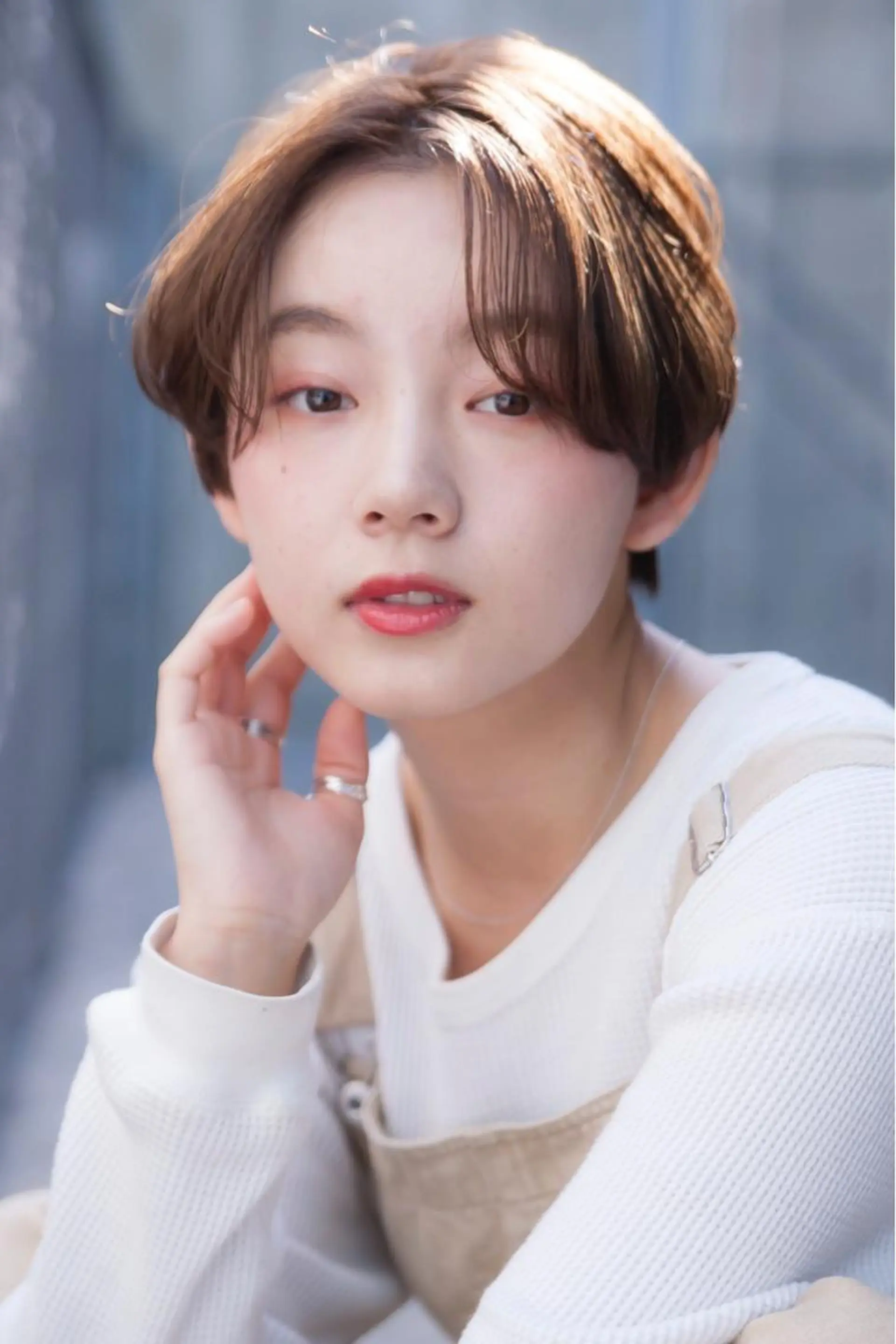 ショート カラー ヘアアレンジ ミニボブ/ブリーチ 🌈MISATOのヘアスタイル