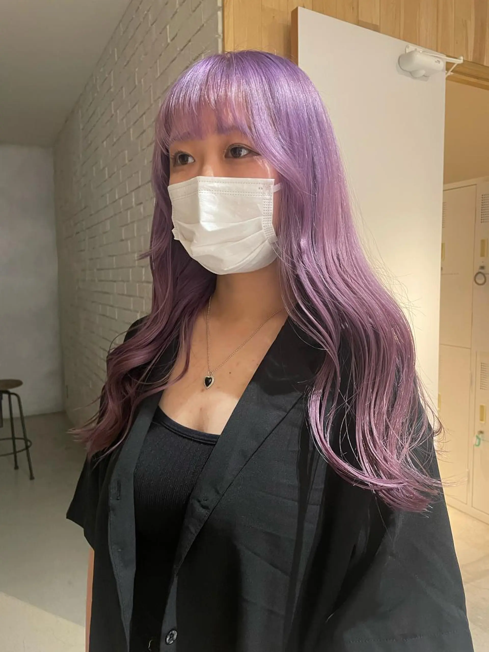 ロング カラー 艶ハイトーン👑♡ NATSUKIのヘアスタイル