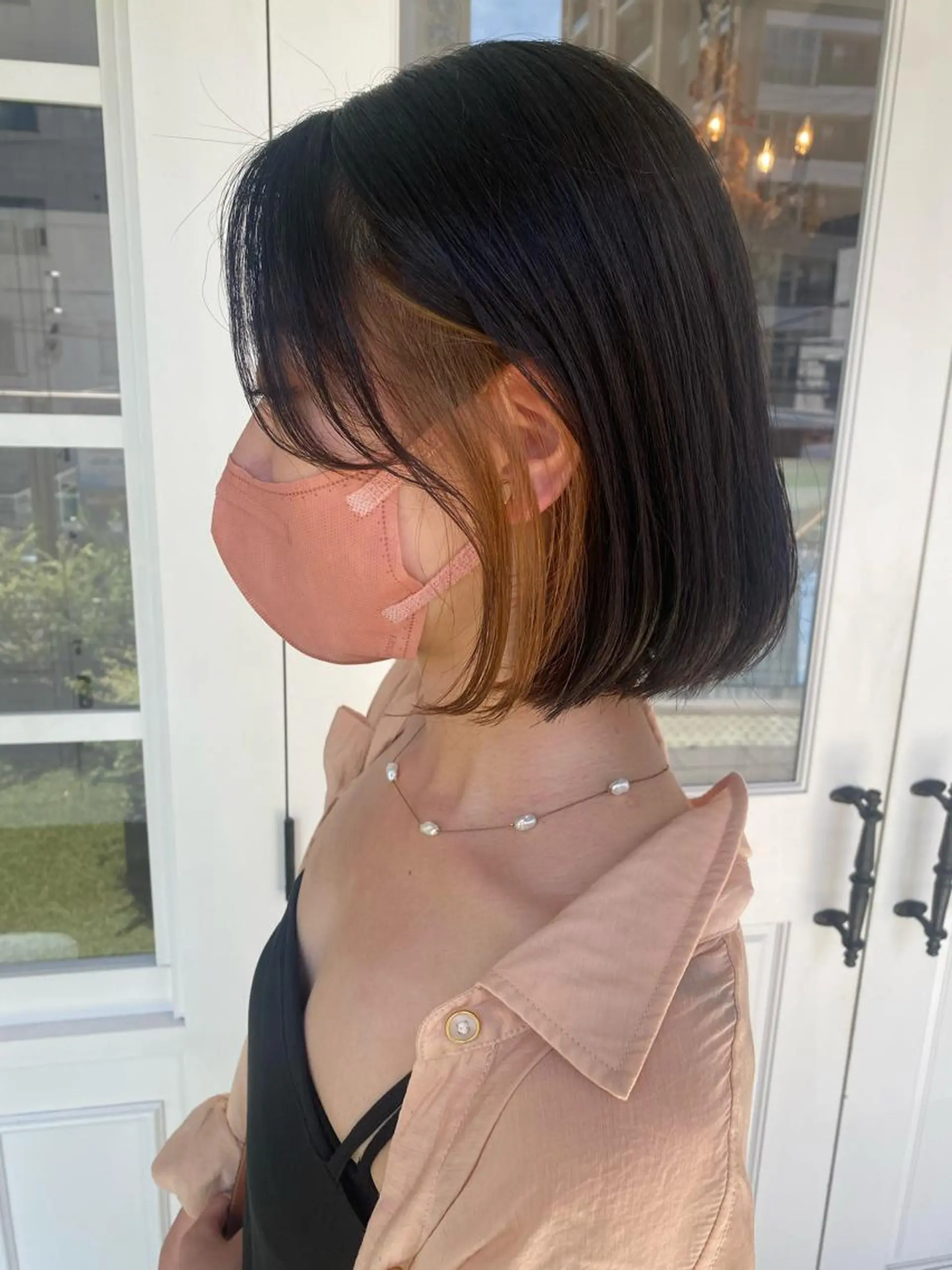 ミディアム カラー 韓国×髪質改善カラー 💎hinaのヘアスタイル