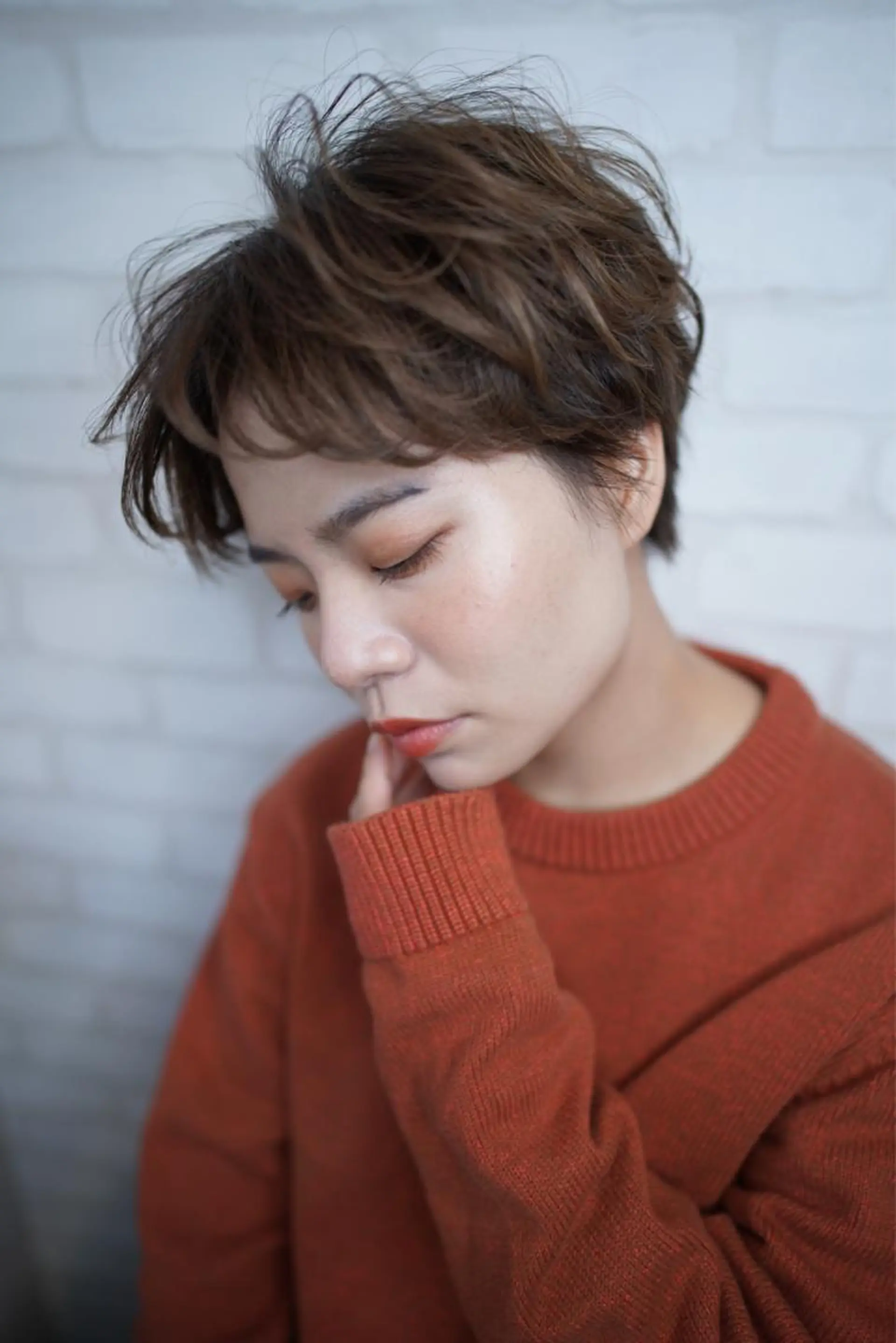 ショート カラー パーマ ヘアアレンジ メンズ キッズ ネイル マツエク・マツパ premier modelsのヘアスタイル