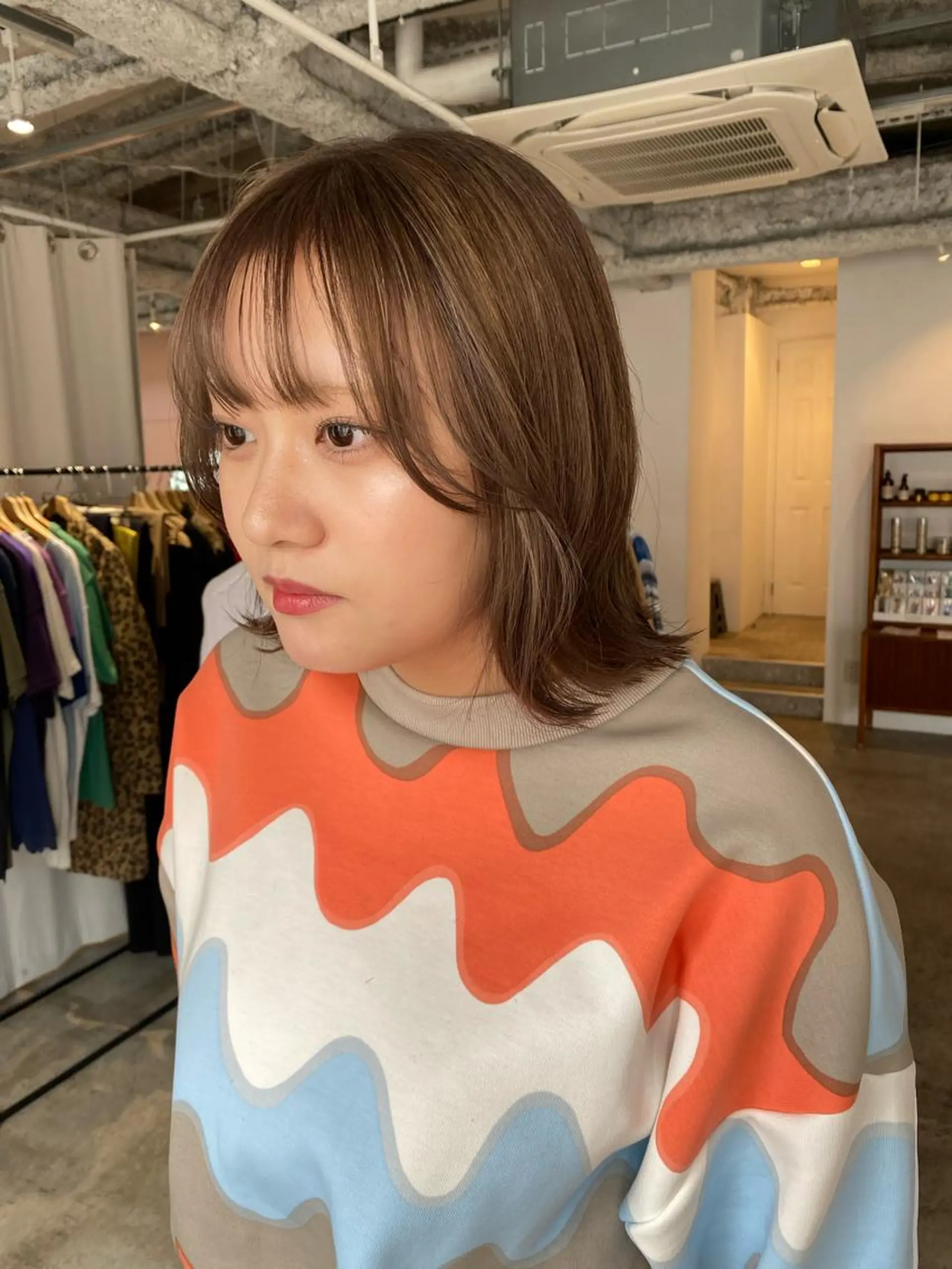 ショート カラー カット ヘアカラー トリートメント Hayashi Shioriのヘアスタイル