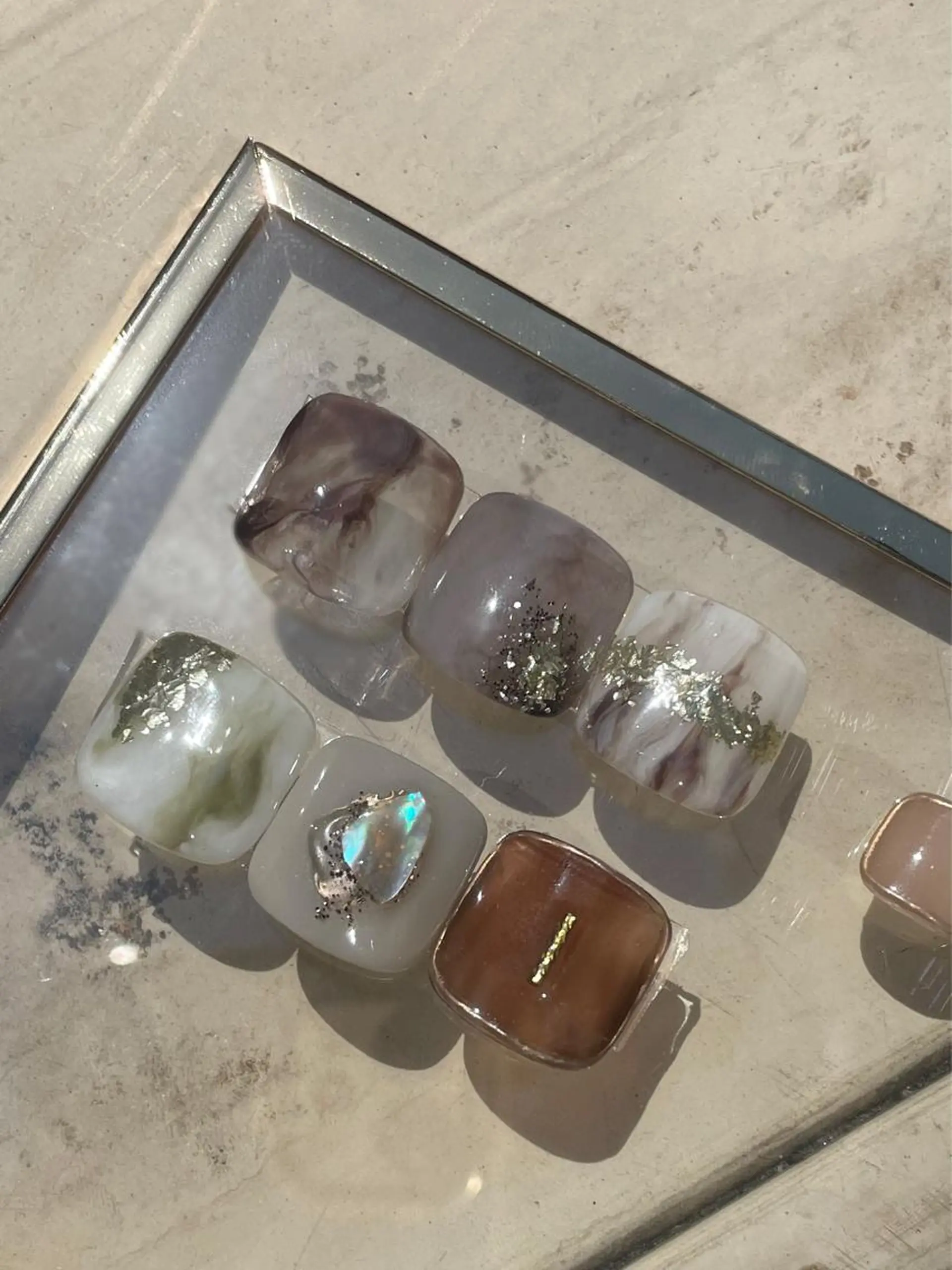 ネイル フットネイル nagase yumiのネイルデザイン