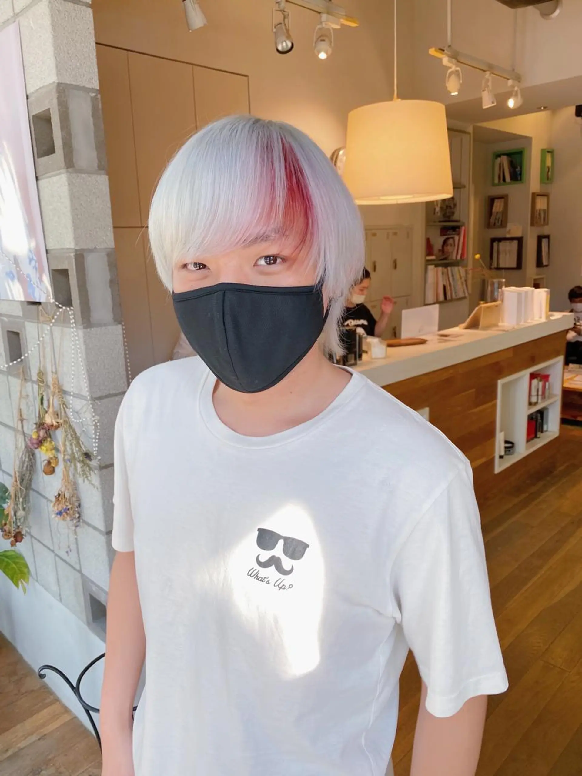 カラー メンズ メンズブリーチ ブリーチ デザインカラー メンズパーマ/メンズ カット/古川晴輝のヘアスタイル