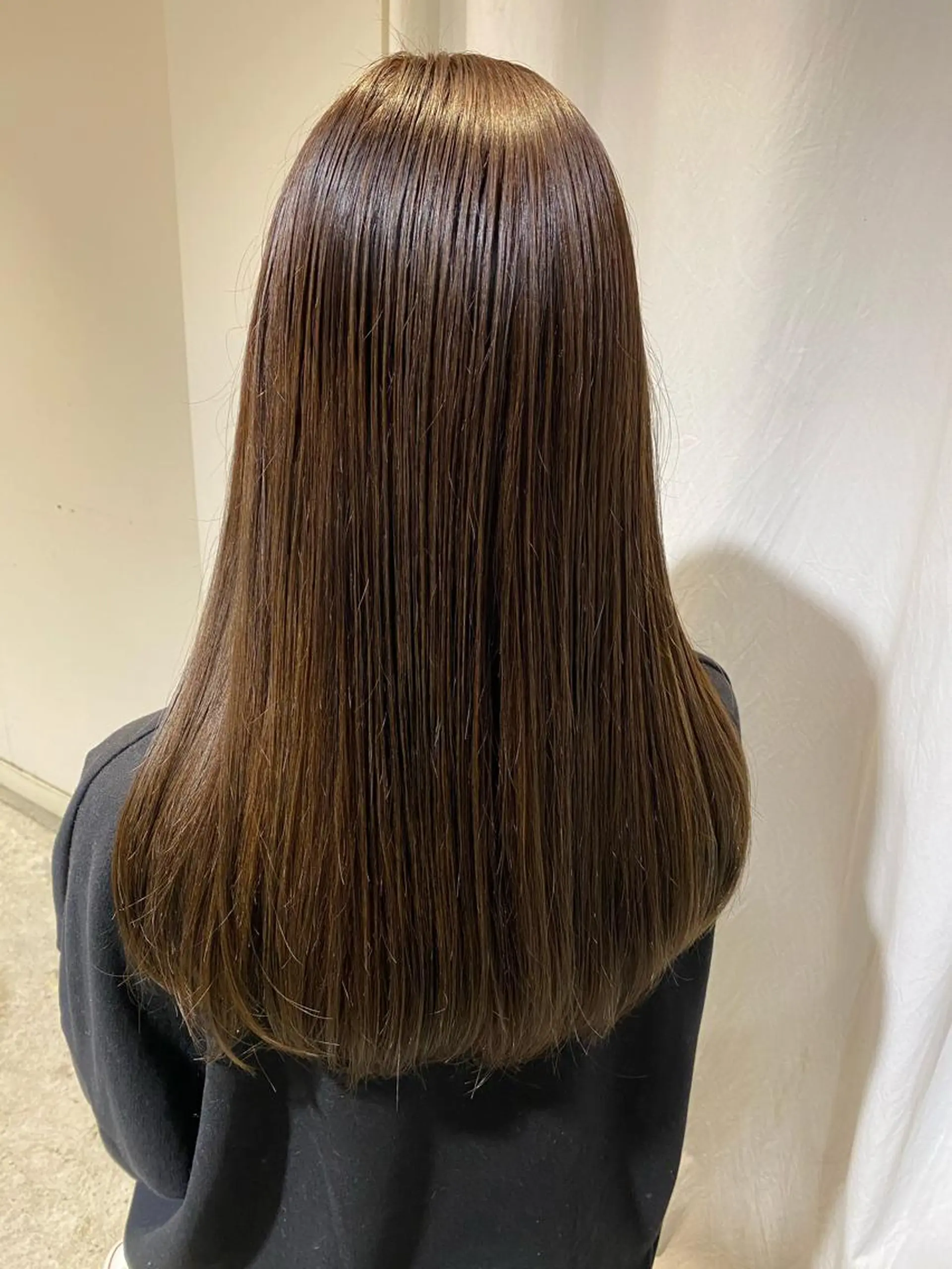 ロング ショートボブ ボブ ハイライト メンズツイスパ ショートフクヤマシンのヘアスタイル