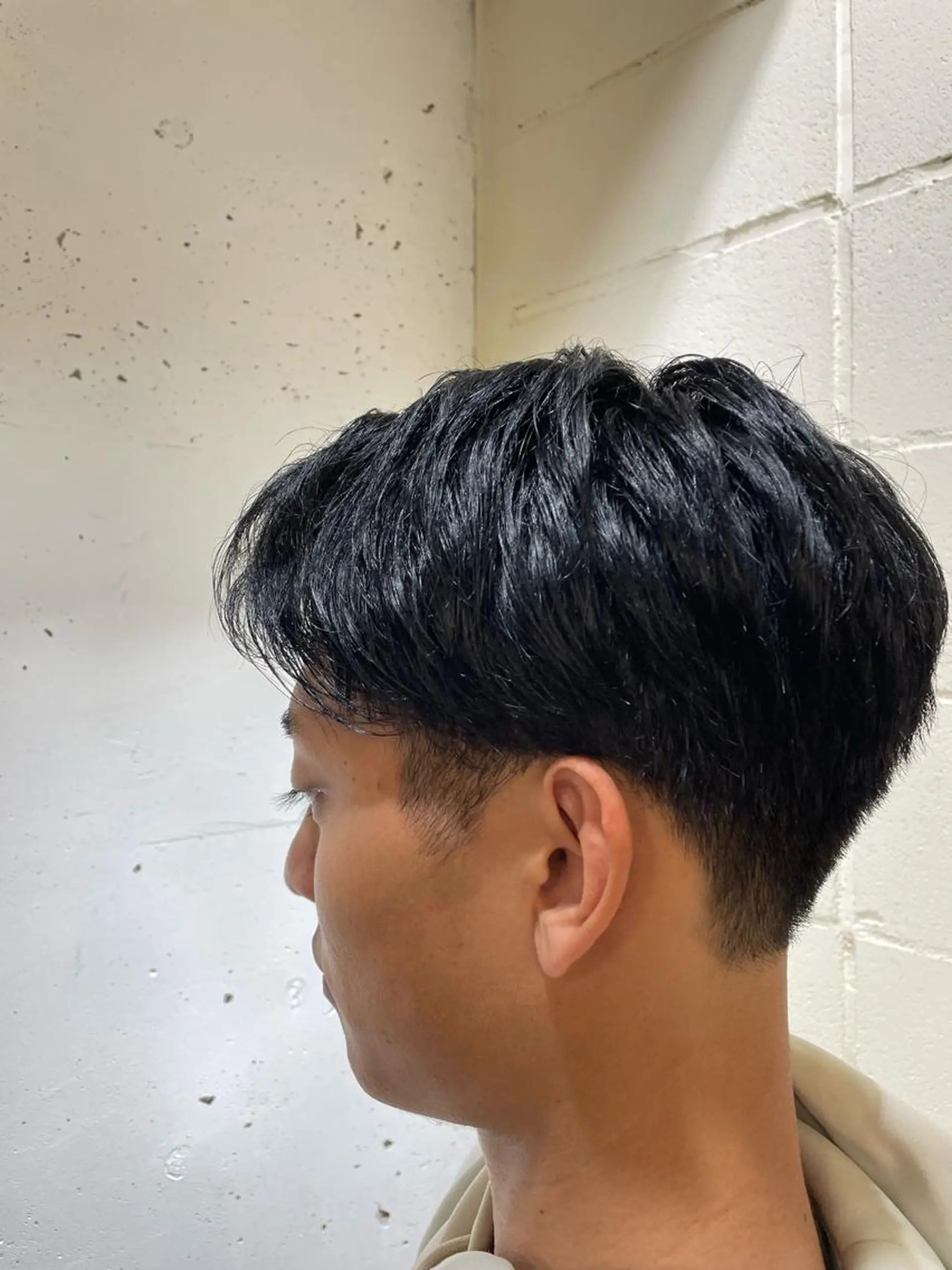 ショート メンズ センターパート 森田 優也のヘアスタイル