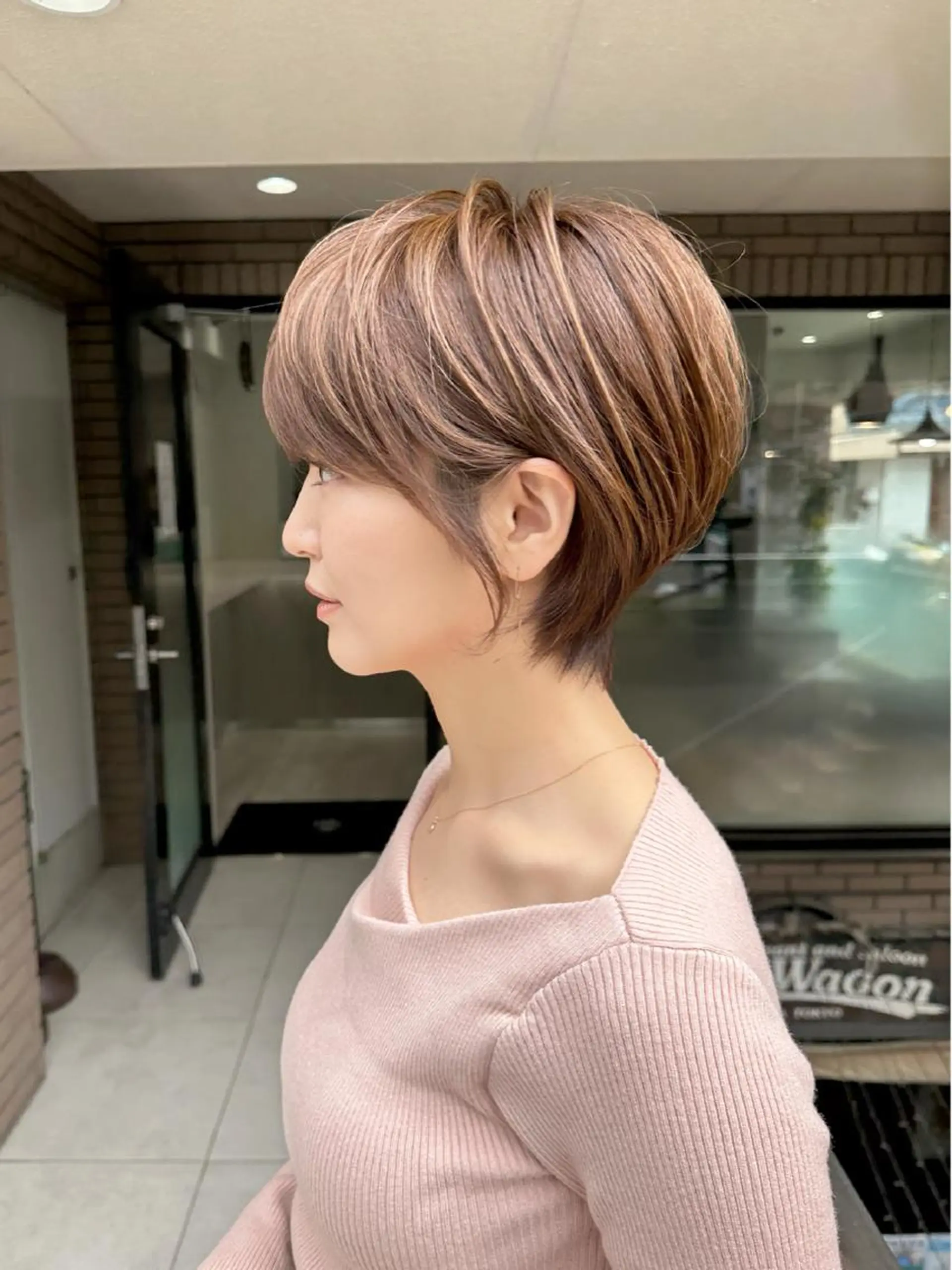 ショート カラー nex the salon coall所属・🫧似合わせショート イシダ🫧のヘアスタイル