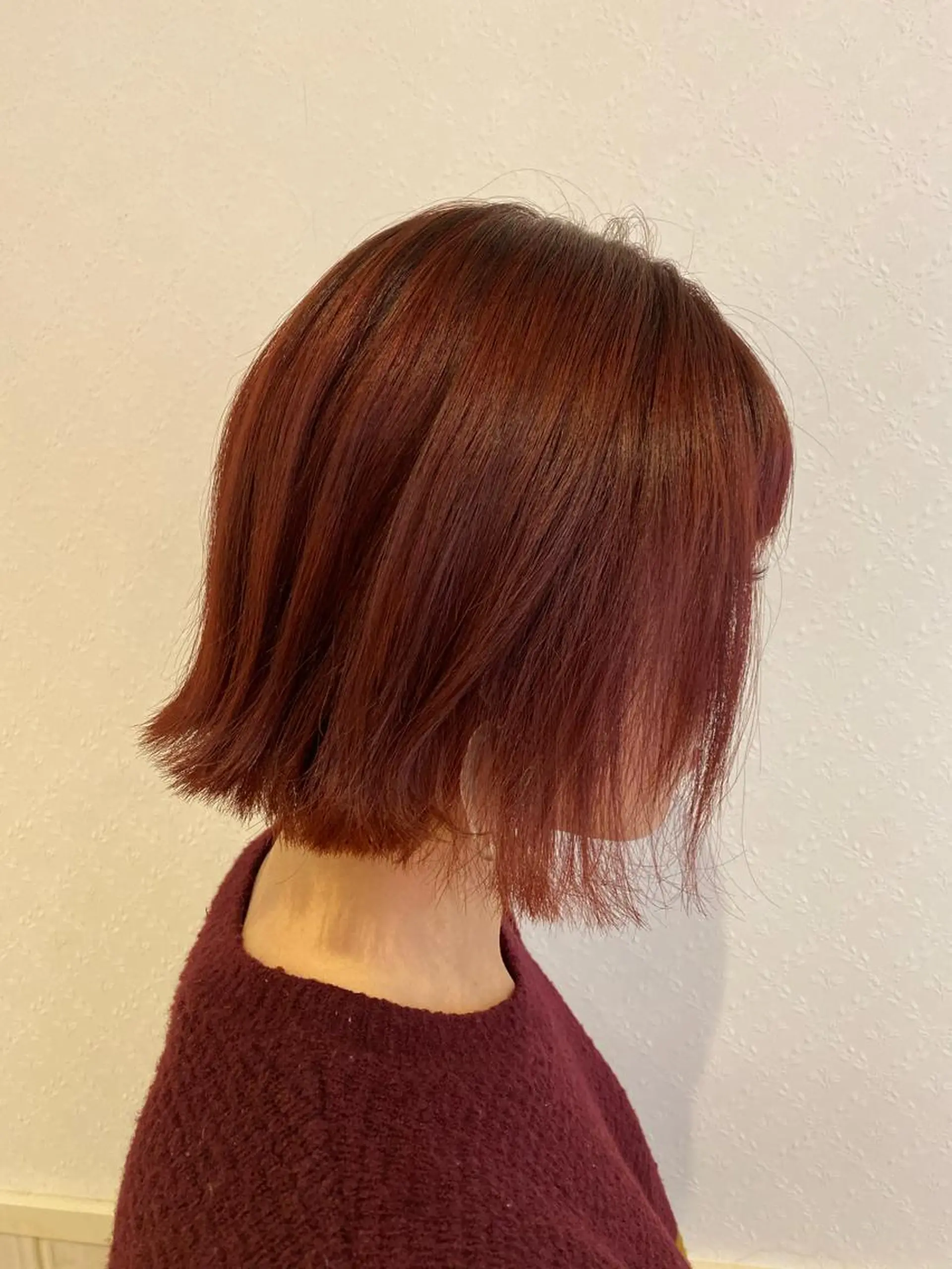 ミディアム カラー 宮内 真乃のヘアスタイル