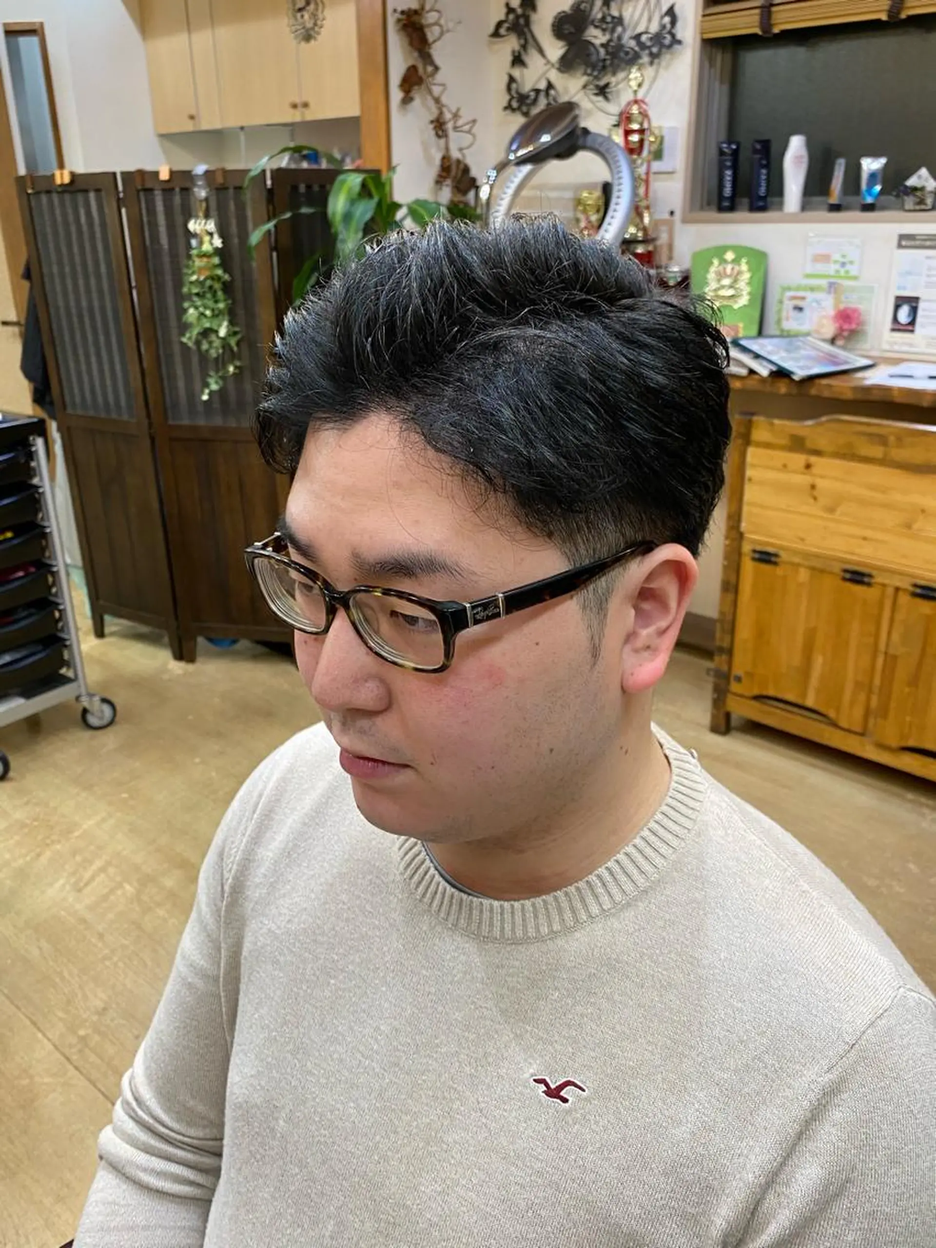 ショート メンズ 浅見 天翔のヘアスタイル