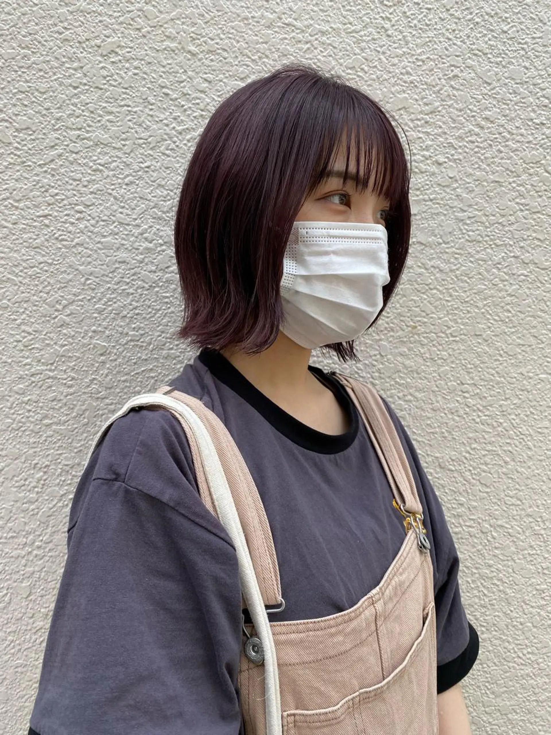 ショート カラー ブラウンカラー ラベンダーカラー ラベンダーブラウン 吉田 光佑のヘアスタイル