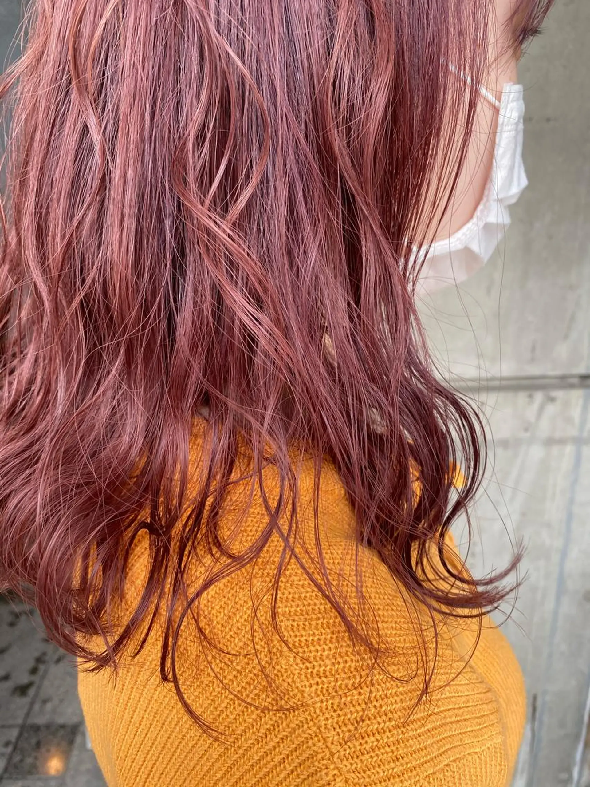 セミロング カラー ヘアアレンジ ネイル XENA表参道 MIKUのヘアスタイル