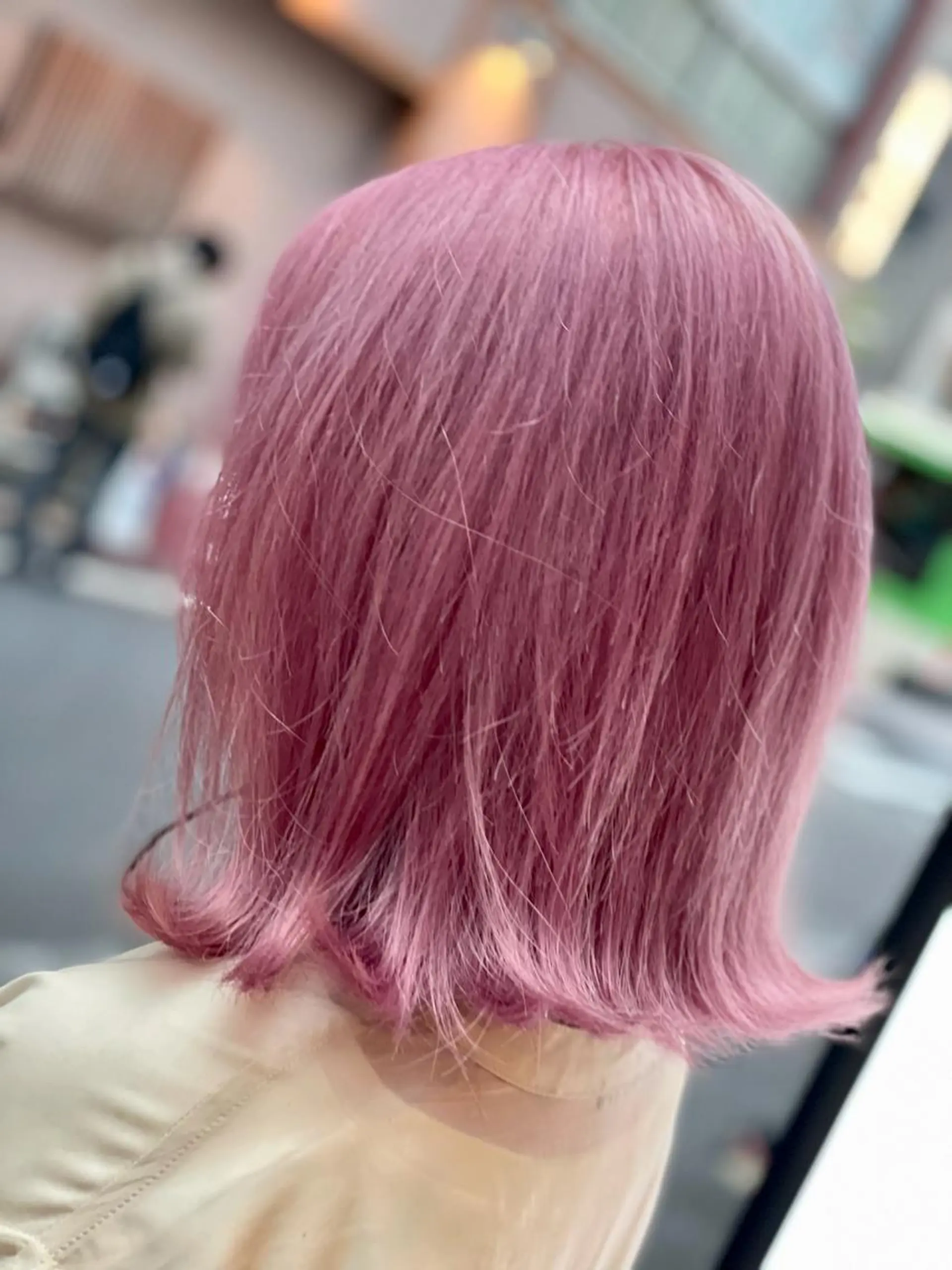 ショート カラー ヘアアレンジ ヘアカラー 髪質改善×ハイトーン 中田啄也のヘアスタイル