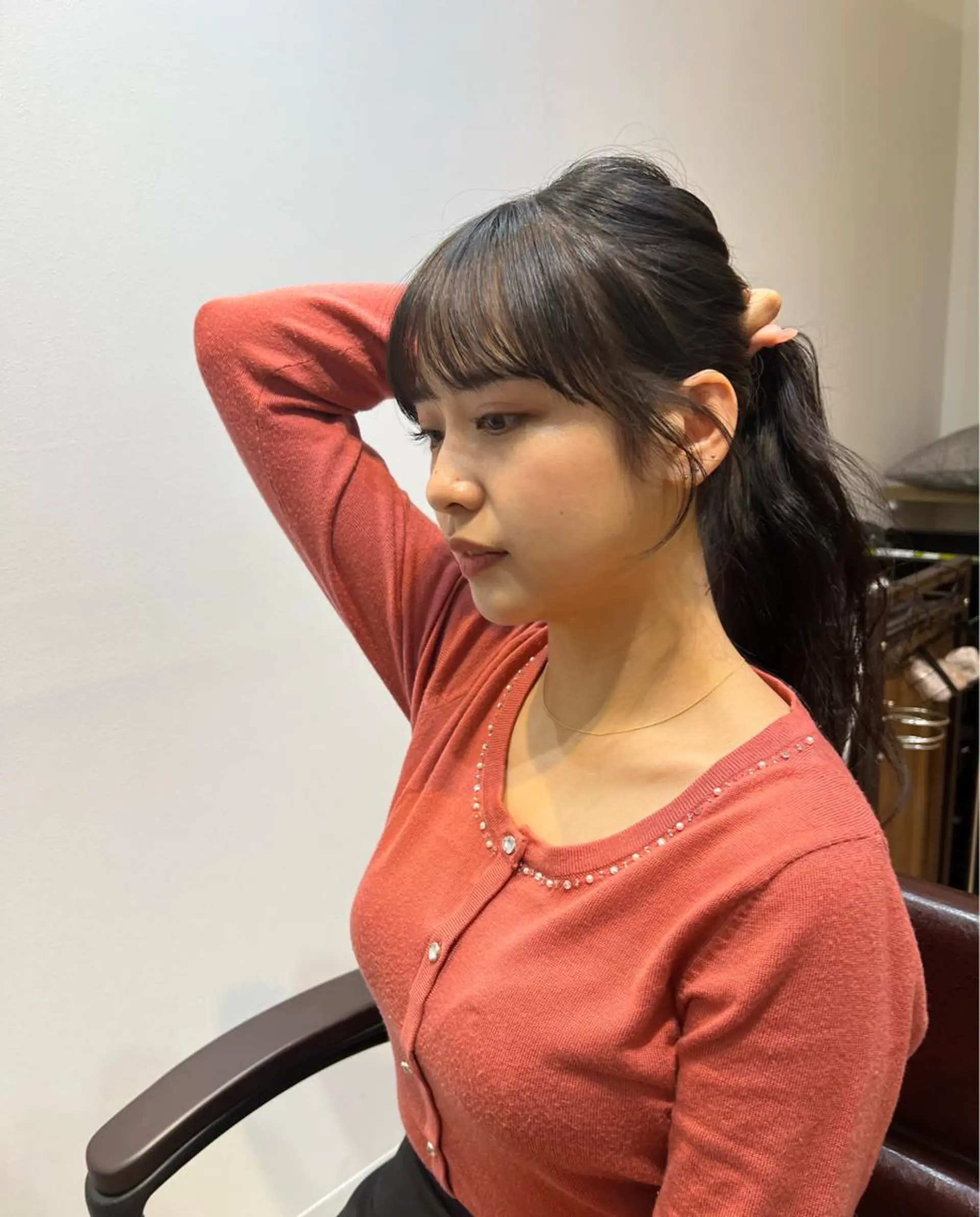 セミロング カラー ヘアアレンジ 顔まわり職人🇰🇷 韓国ヘア/KAITOのヘアスタイル